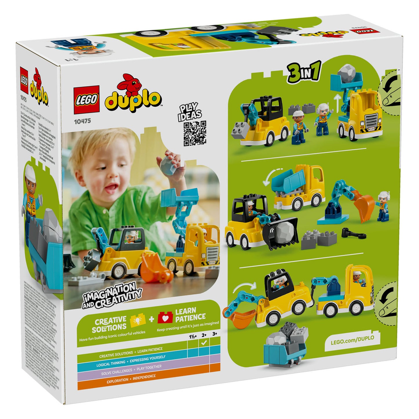 10475 LEGO DUPLO Town 3 in 1 Construction Vehicles