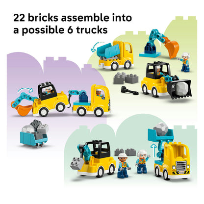 10475 LEGO DUPLO Town 3 in 1 Construction Vehicles