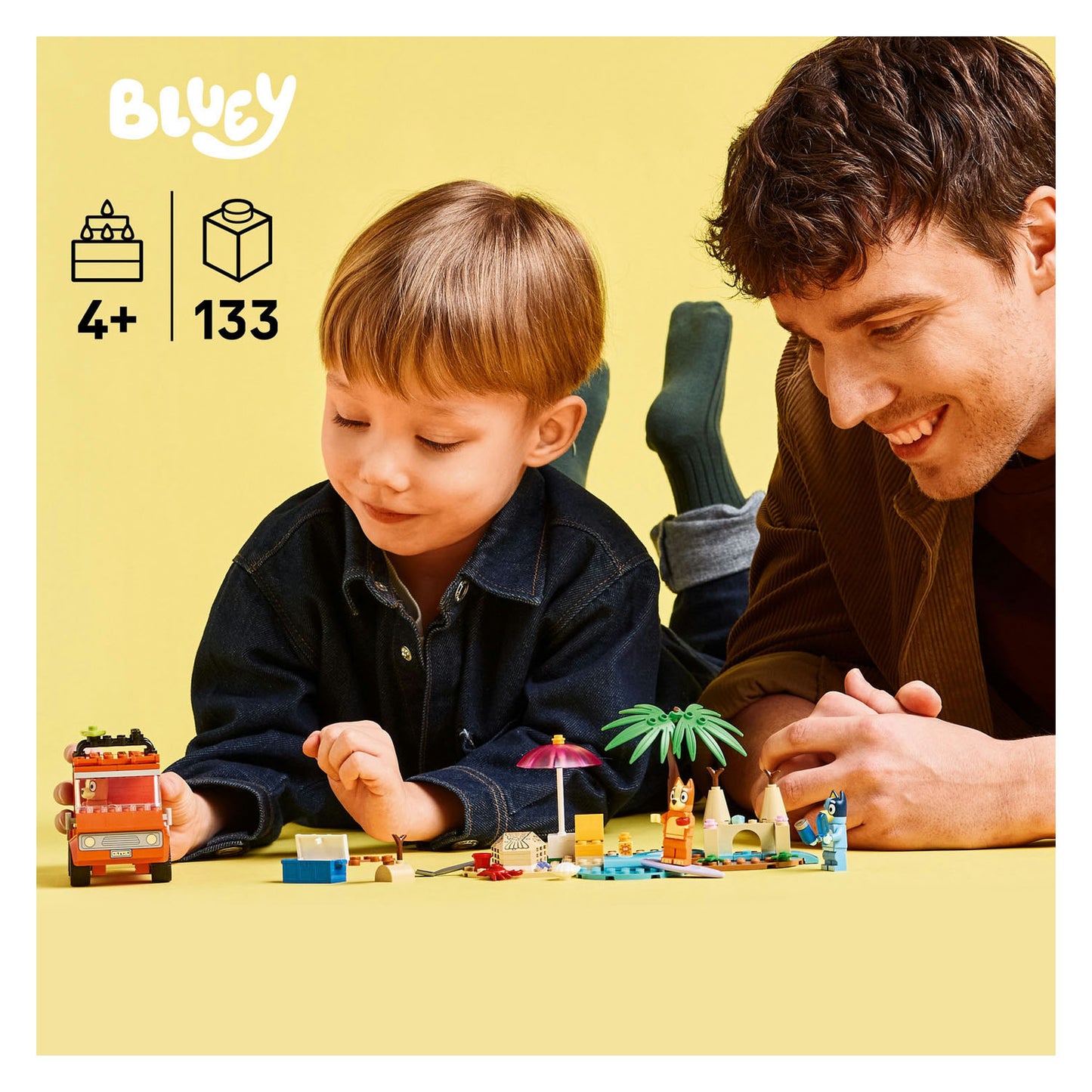 11202  LEGO Bluey: Bluey’s Beach & Family Car Trip