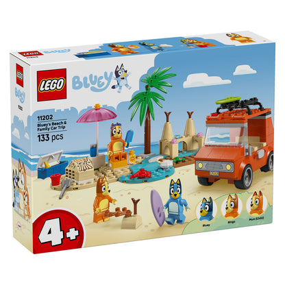 11202  LEGO Bluey: Bluey’s Beach & Family Car Trip