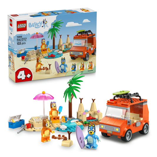 11202  LEGO Bluey: Bluey’s Beach & Family Car Trip