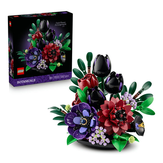 11513 Dark Flower Arrangement