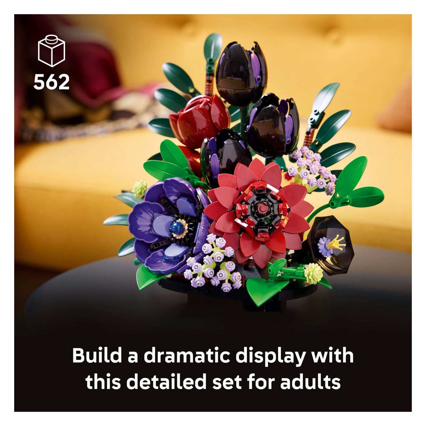 11513 Dark Flower Arrangement