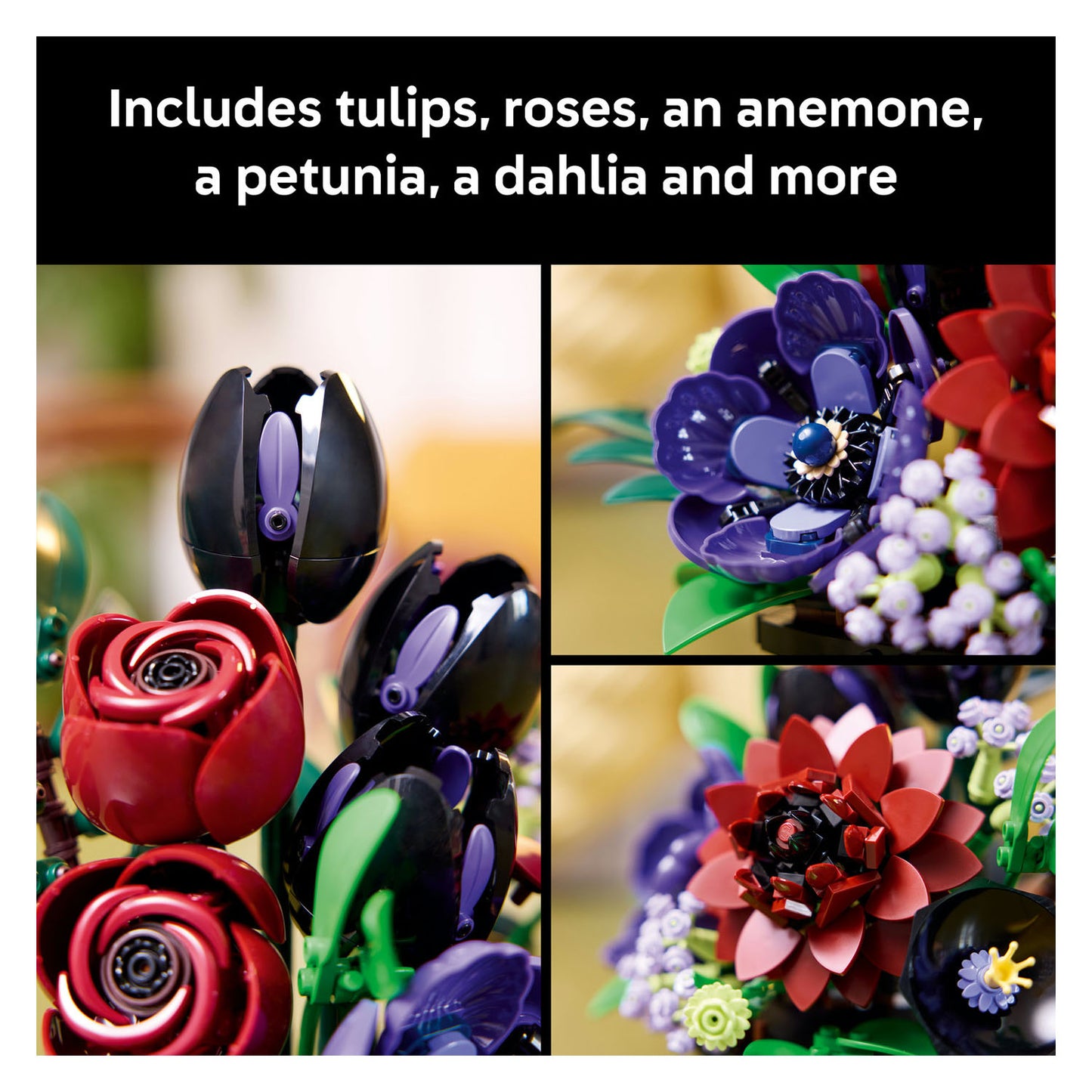 11513 Dark Flower Arrangement