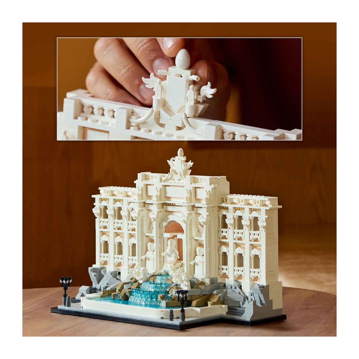 21062 LEGO Architecture Trevi Fountain Model, Italian Landmark Rome Memorabilia