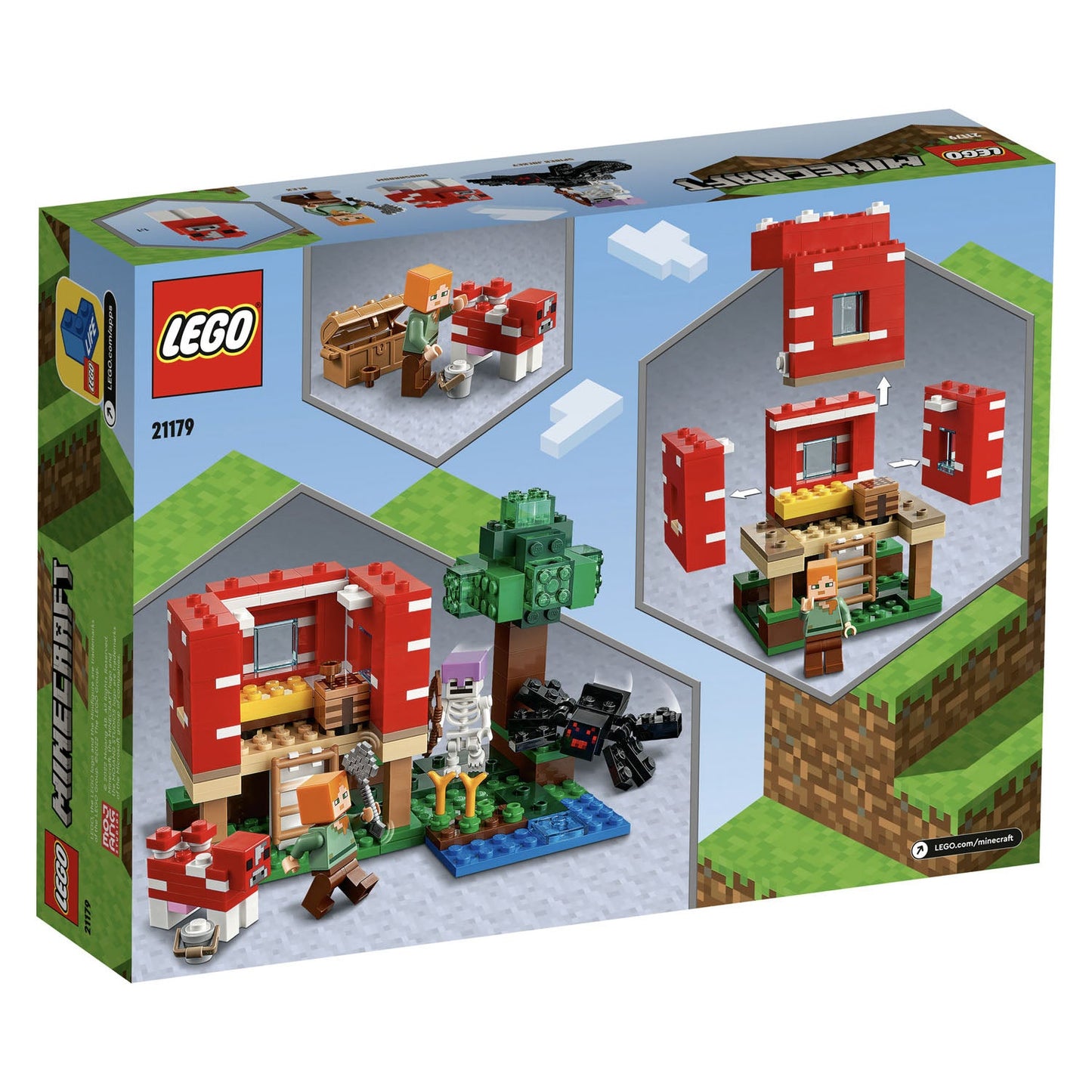 21179 LEGO Minecraft The Mushroom House