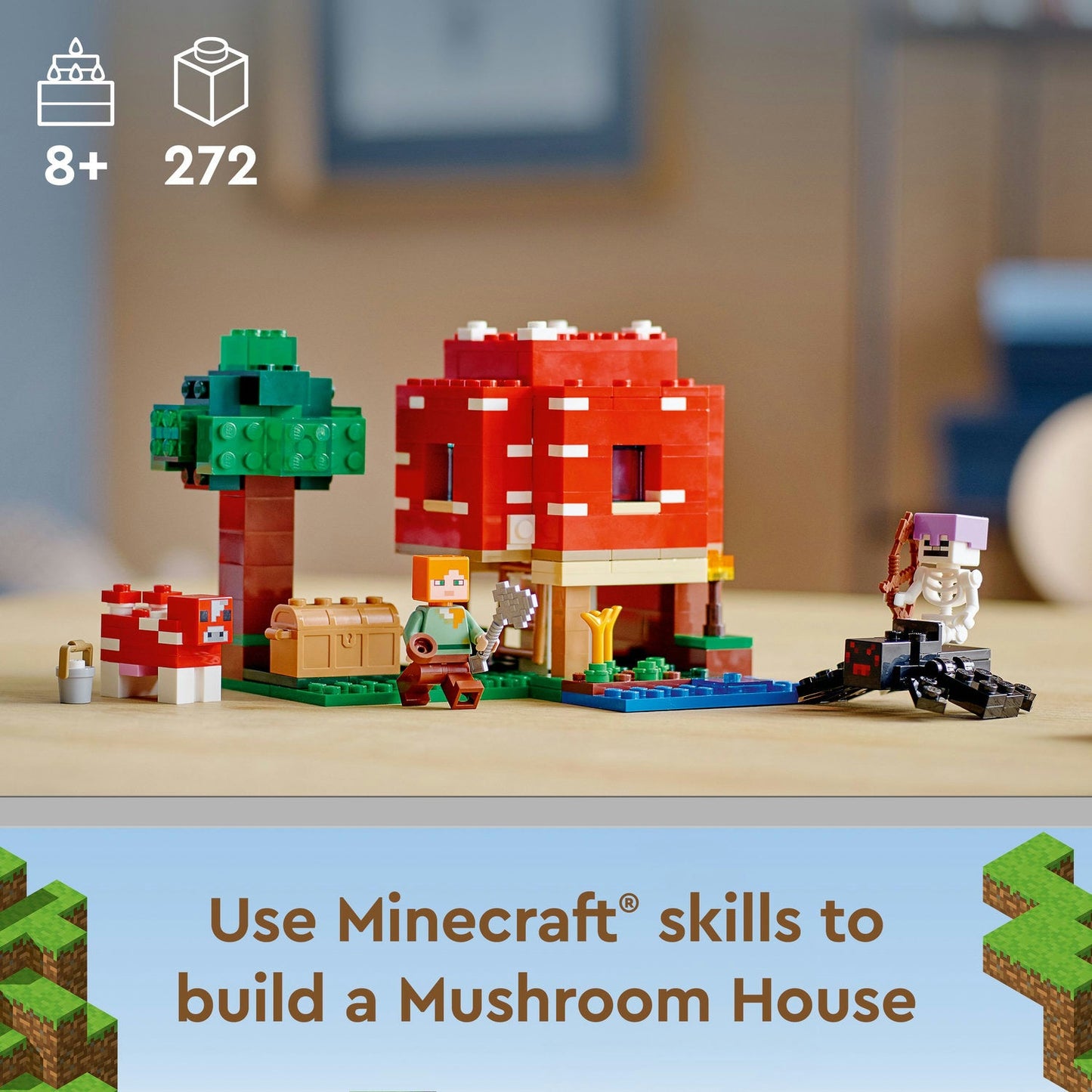 21179 LEGO Minecraft The Mushroom House