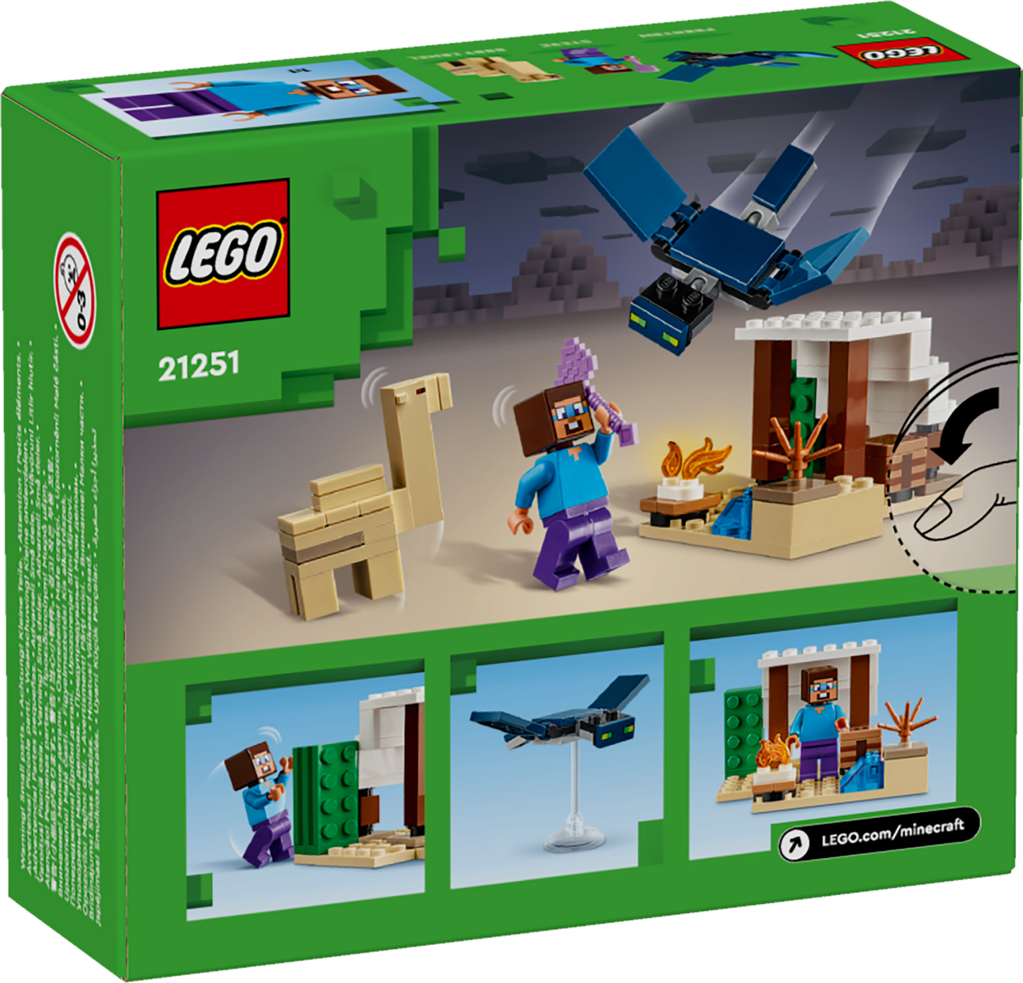 21251 LEGO Minecraft Steve's Desert Expedition