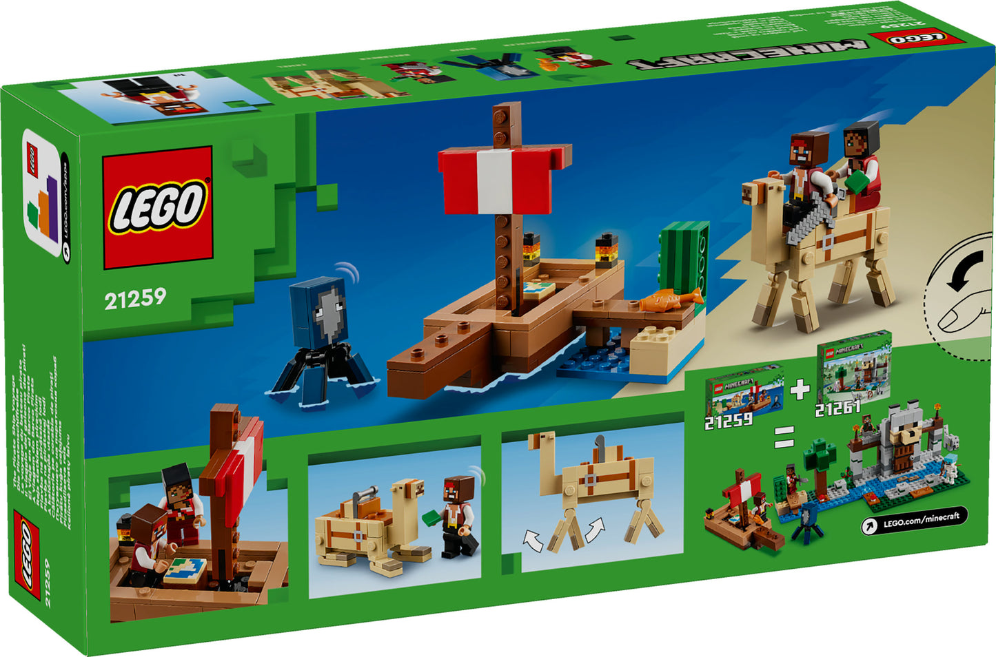 21259 LEGO Minecraft The Pirate Ship Voyage