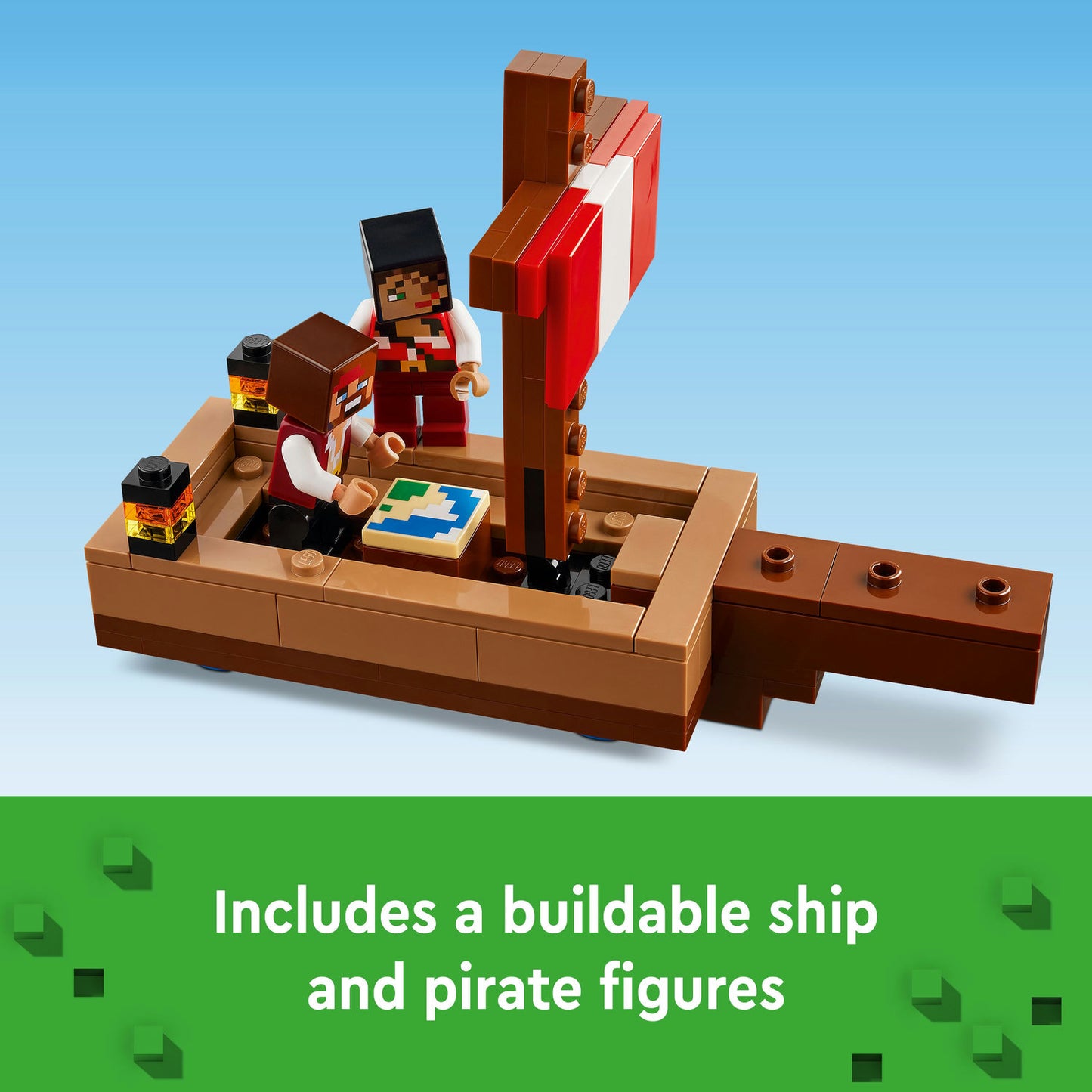 21259 LEGO Minecraft The Pirate Ship Voyage