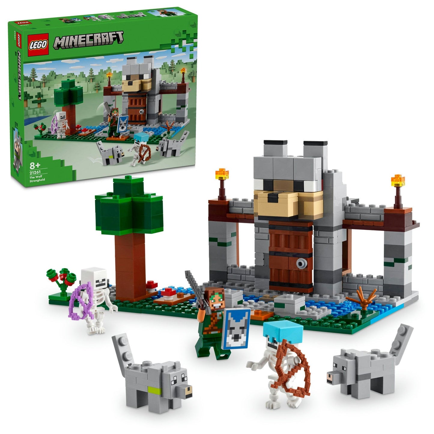 21261 LEGO Minecraft The Wolf Stronghold