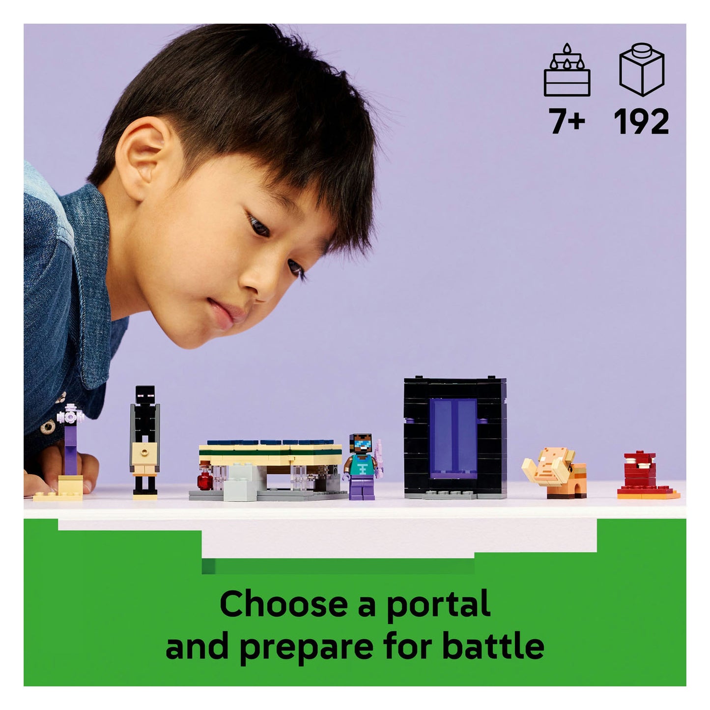 21584 LEGO Minecraft Nether & End Portal Journey