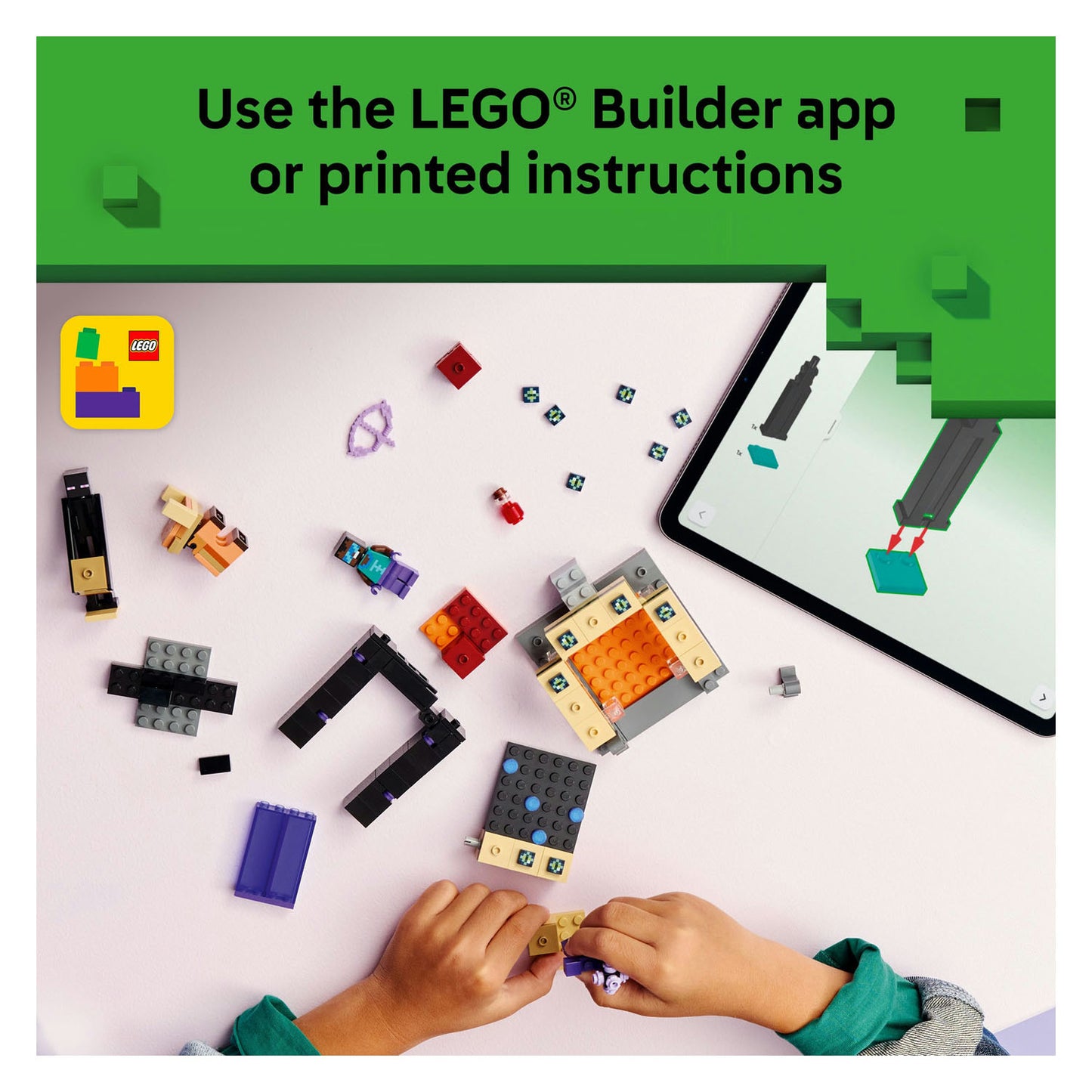 21584 LEGO Minecraft Nether & End Portal Journey