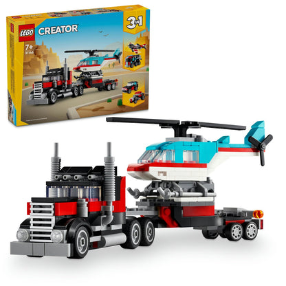 31146 LEGO Creator Flatbed Truck with Helicopter