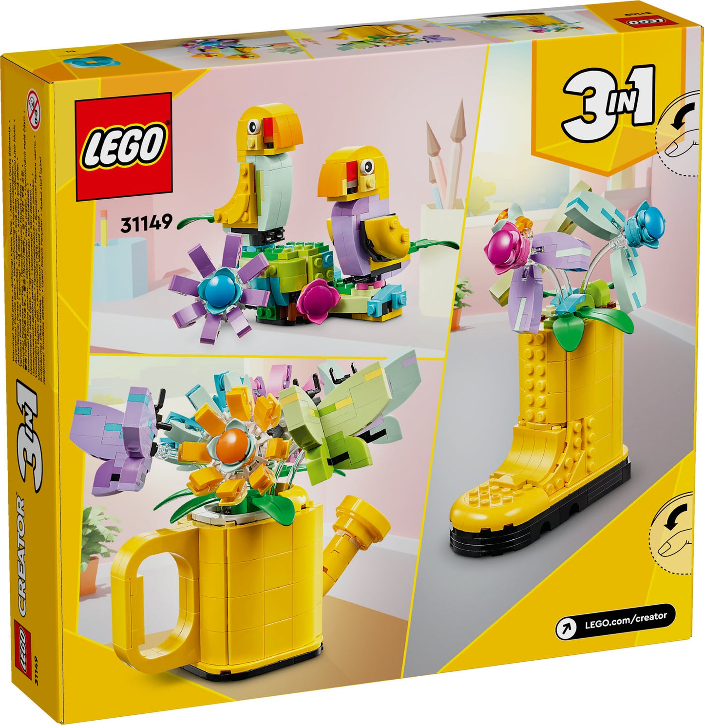 31149 LEGO Creator Flowers in Watering Can