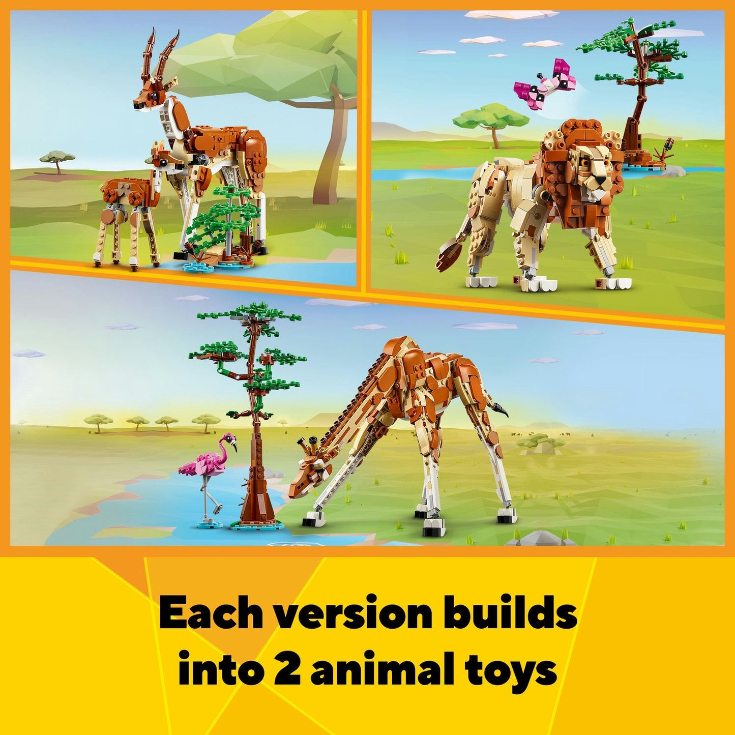 31150 LEGO Creator Wild Safari Animals