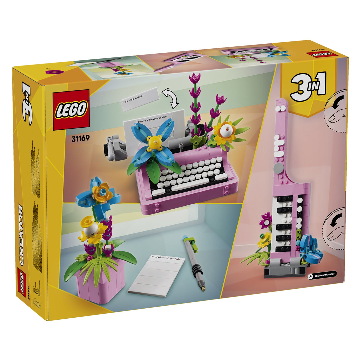 31169 LEGO Creator Typewriter with Flowers