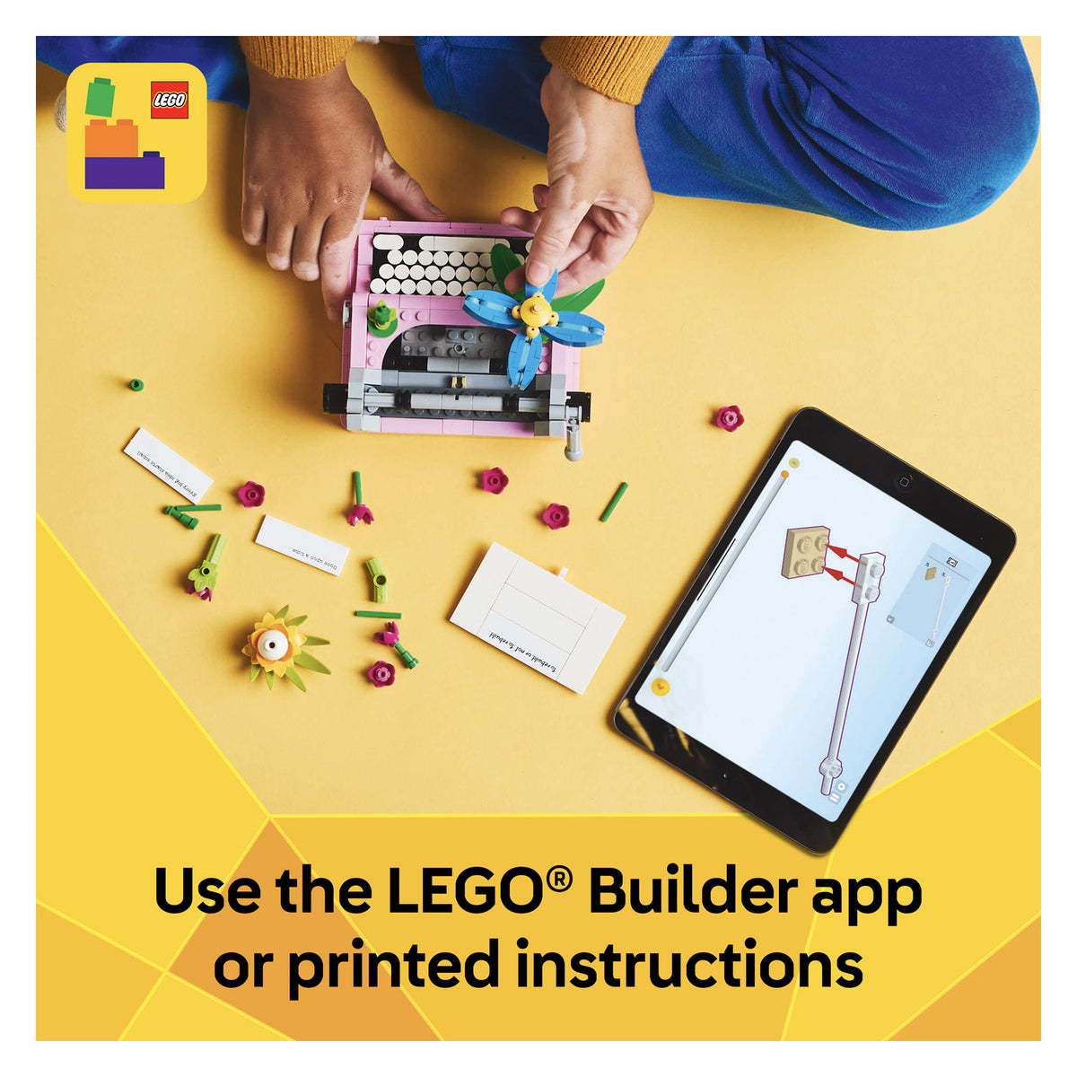 31169 LEGO Creator Typewriter with Flowers – Brickem LEGO Online Store