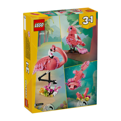 31170 LEGO Creator 3in1 Wild Animals: Pink Flamingo Animal Toy Playset