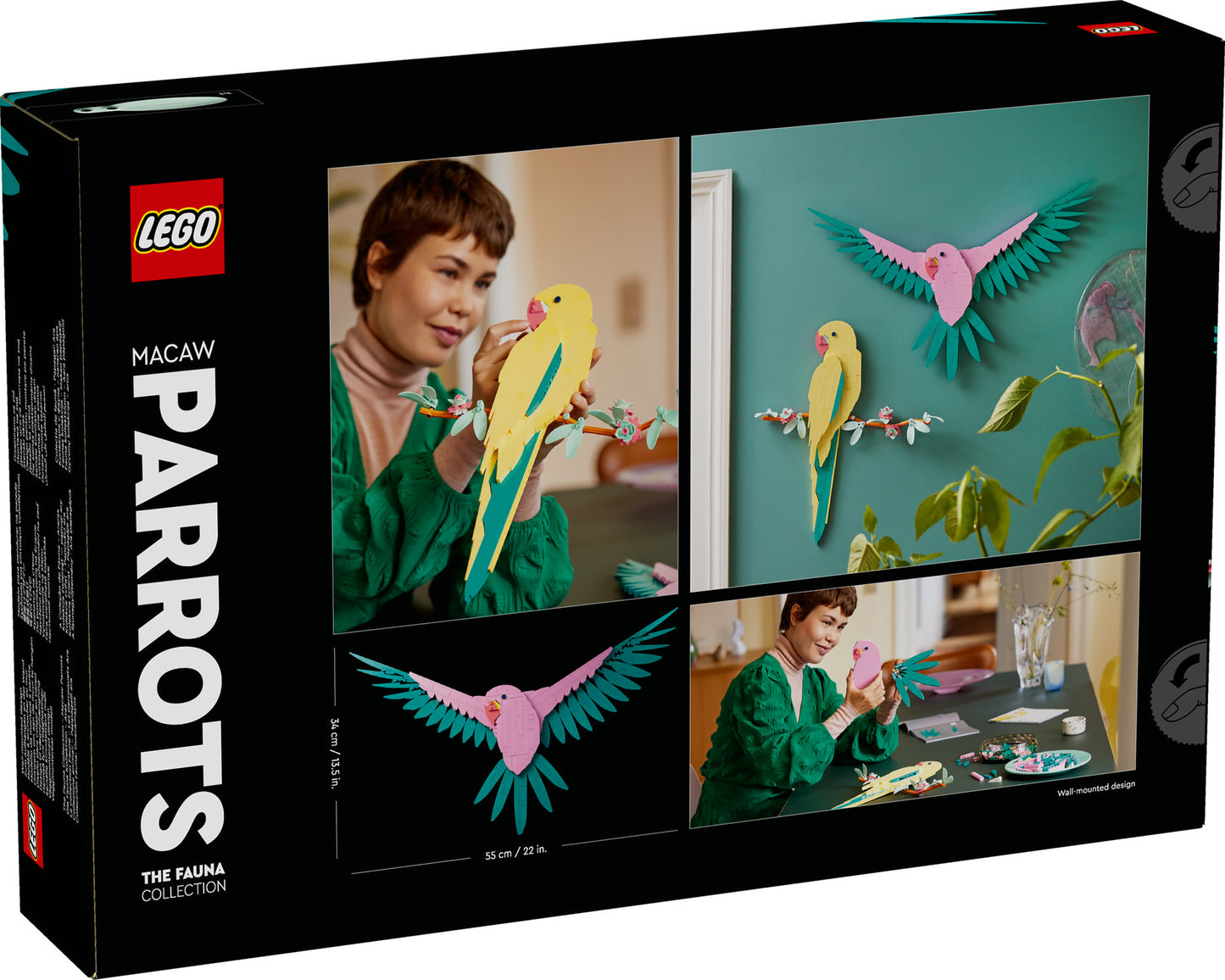 31211 LEGO ART The Fauna Collection – Macaw Parrots