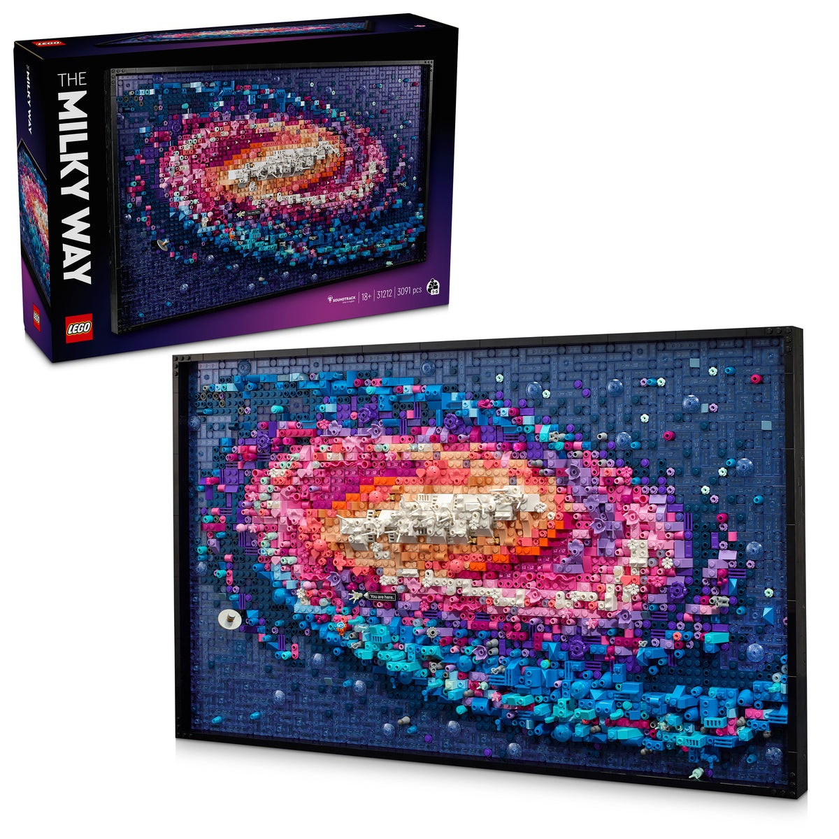 31212 The Milky Way Galaxy | LEGO Art | Buy Online at Brickem LEGO ...