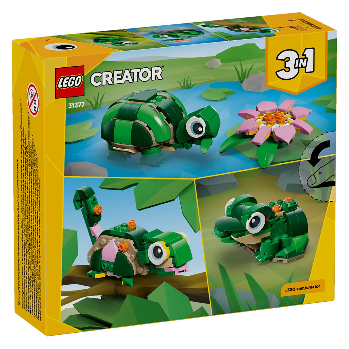 31377 LEGO Creator Turtle with a Water Lily Flower