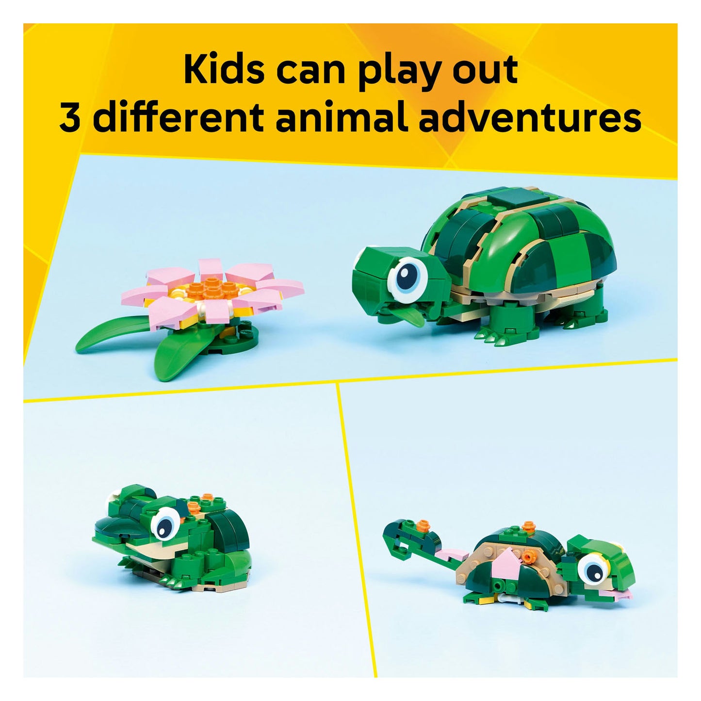 31377 LEGO Creator Turtle with a Water Lily Flower