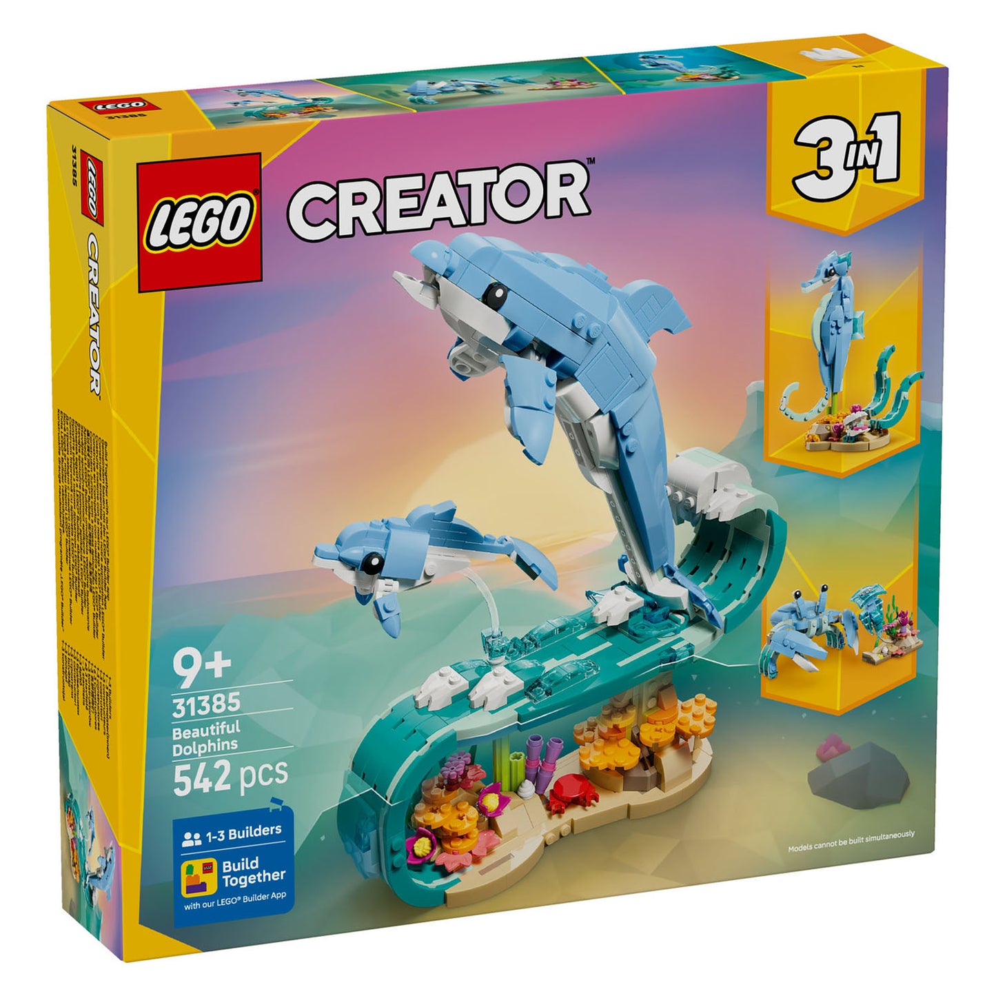 31385 LEGO Creator Sea Animals: Beautiful Dolphins
