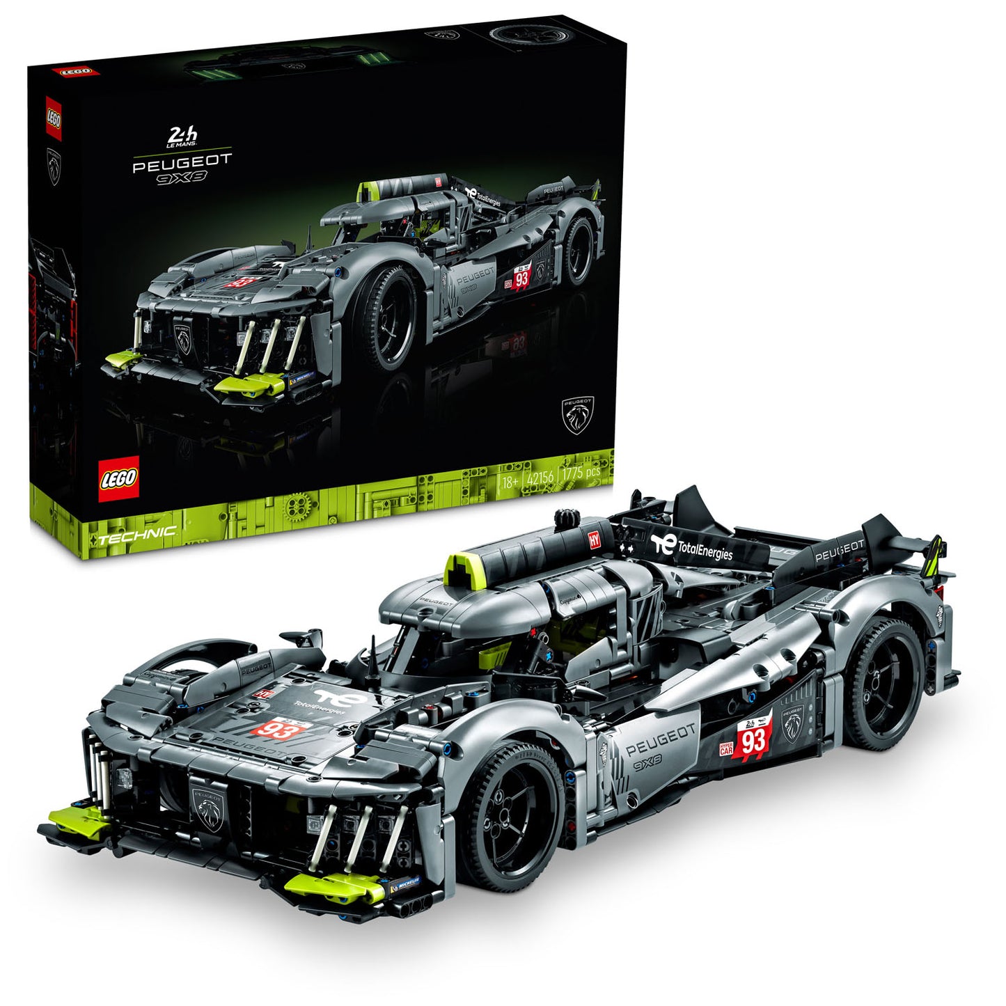 42156 LEGO Technic PEUGEOT 9X8 24H Le Mans Hybrid Hypercar