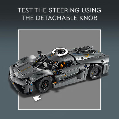 42173 LEGO Technic Koenigsegg Jesko Absolut Gray Hypercar