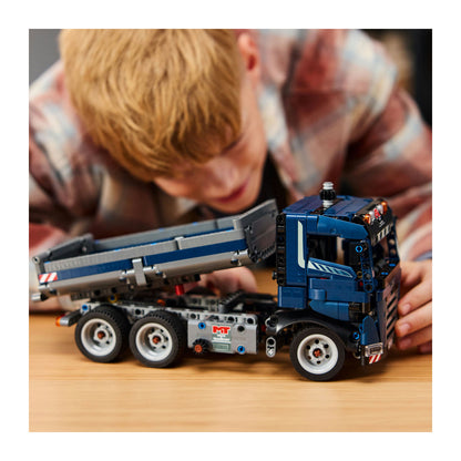 42203 LEGO Technic Tipping Dump Truck Toy, Blue Construction Vehicle Set