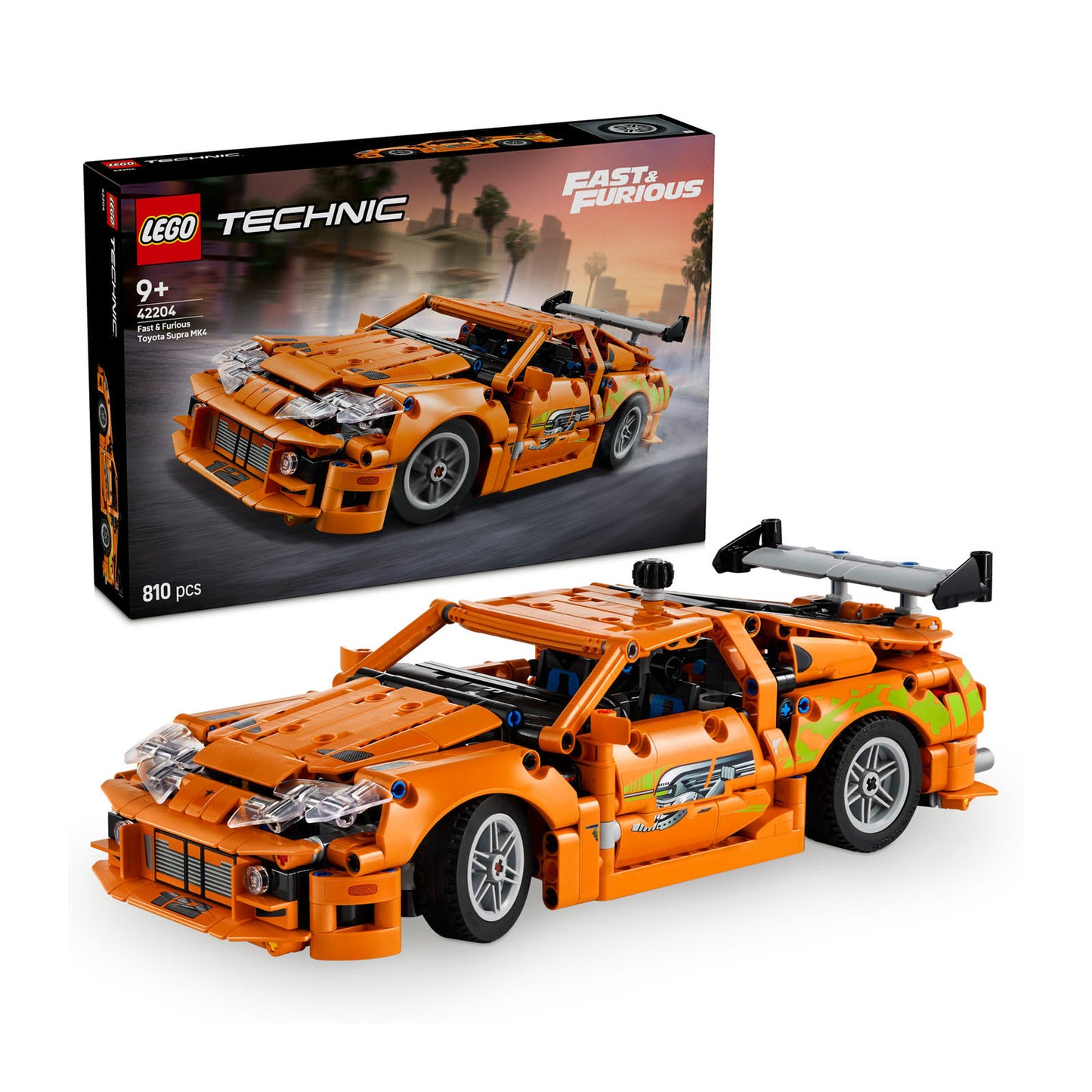 42204 LEGO Technic Fast and Furious Toyota Supra MK4 Toy Car Model Kit