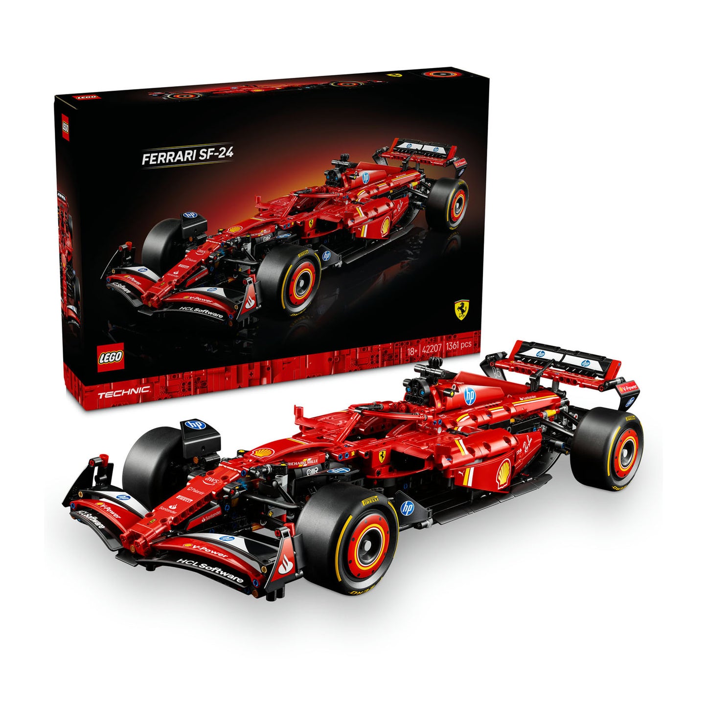 42207 LEGO Technic Ferrari SF-24 F1 Car Model Kit for Adults