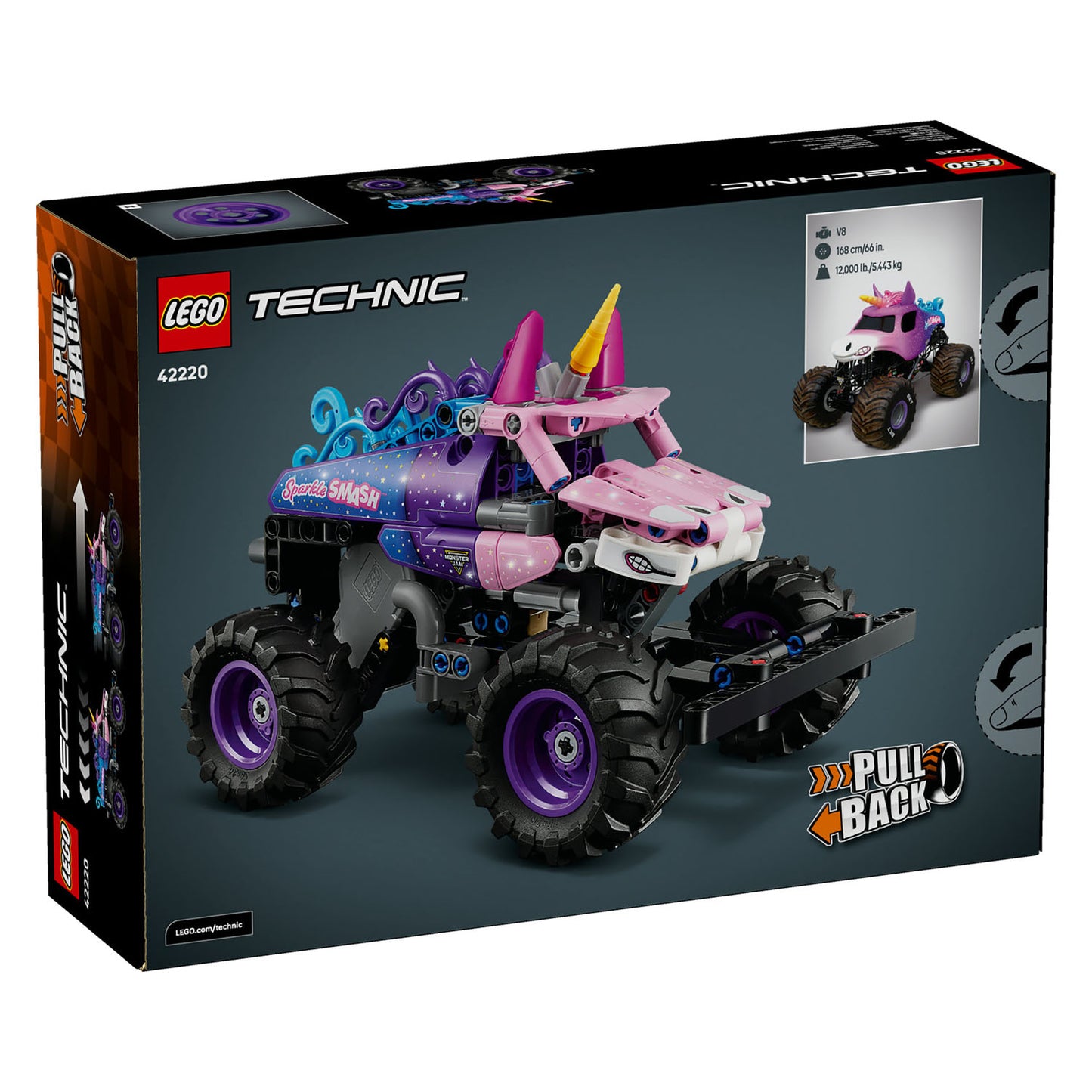 42220 LEGO Technic Monster Jam  Sparkle Smash Pull-Back