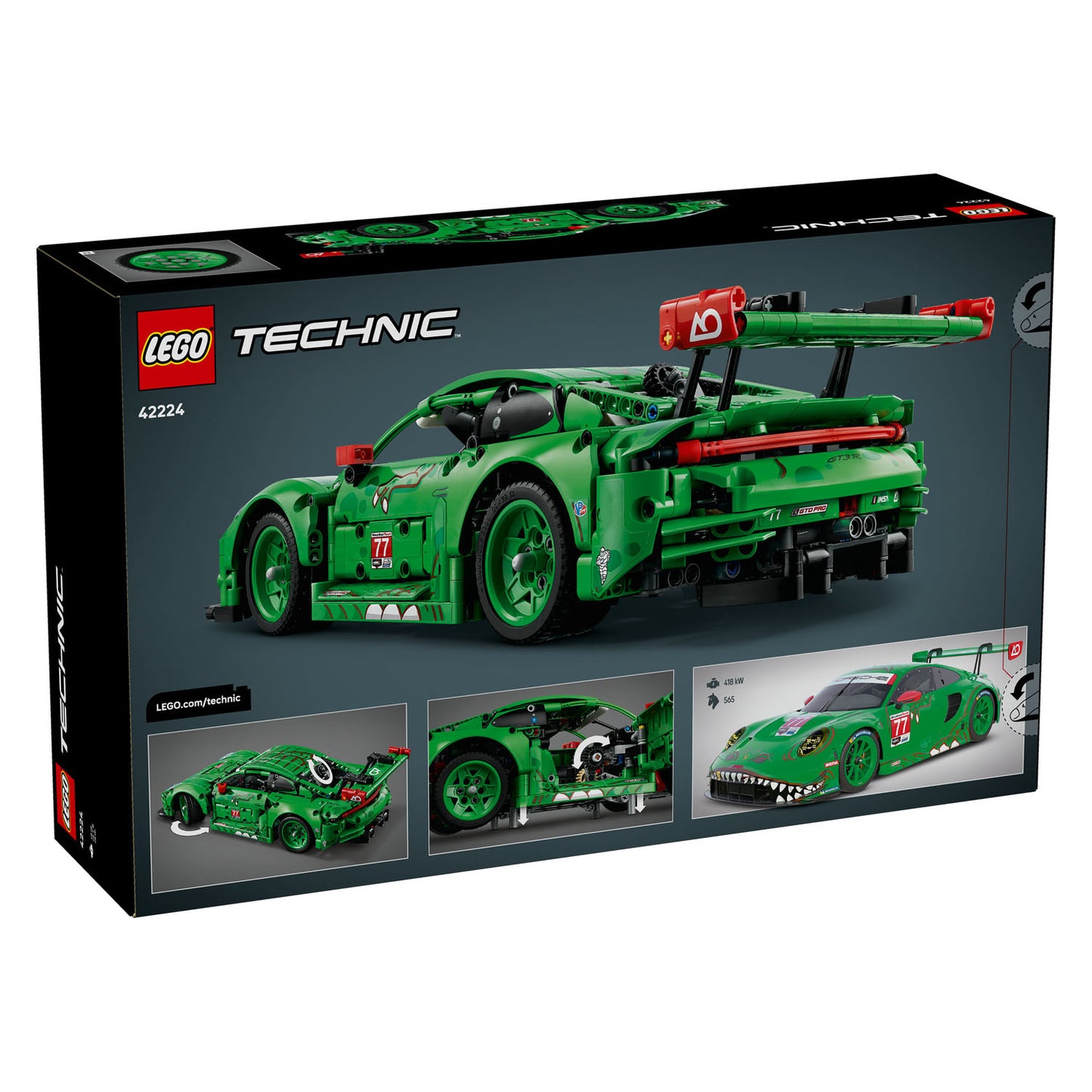 42224 LEGO Technic Porsche 911 GT3 R REXY AO Racing Car
