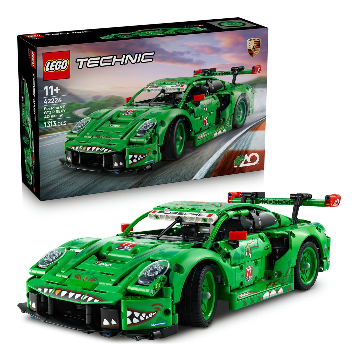 42224 LEGO Technic Porsche 911 GT3 R REXY AO Racing Car
