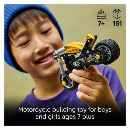 42225 Yellow Motorcycle