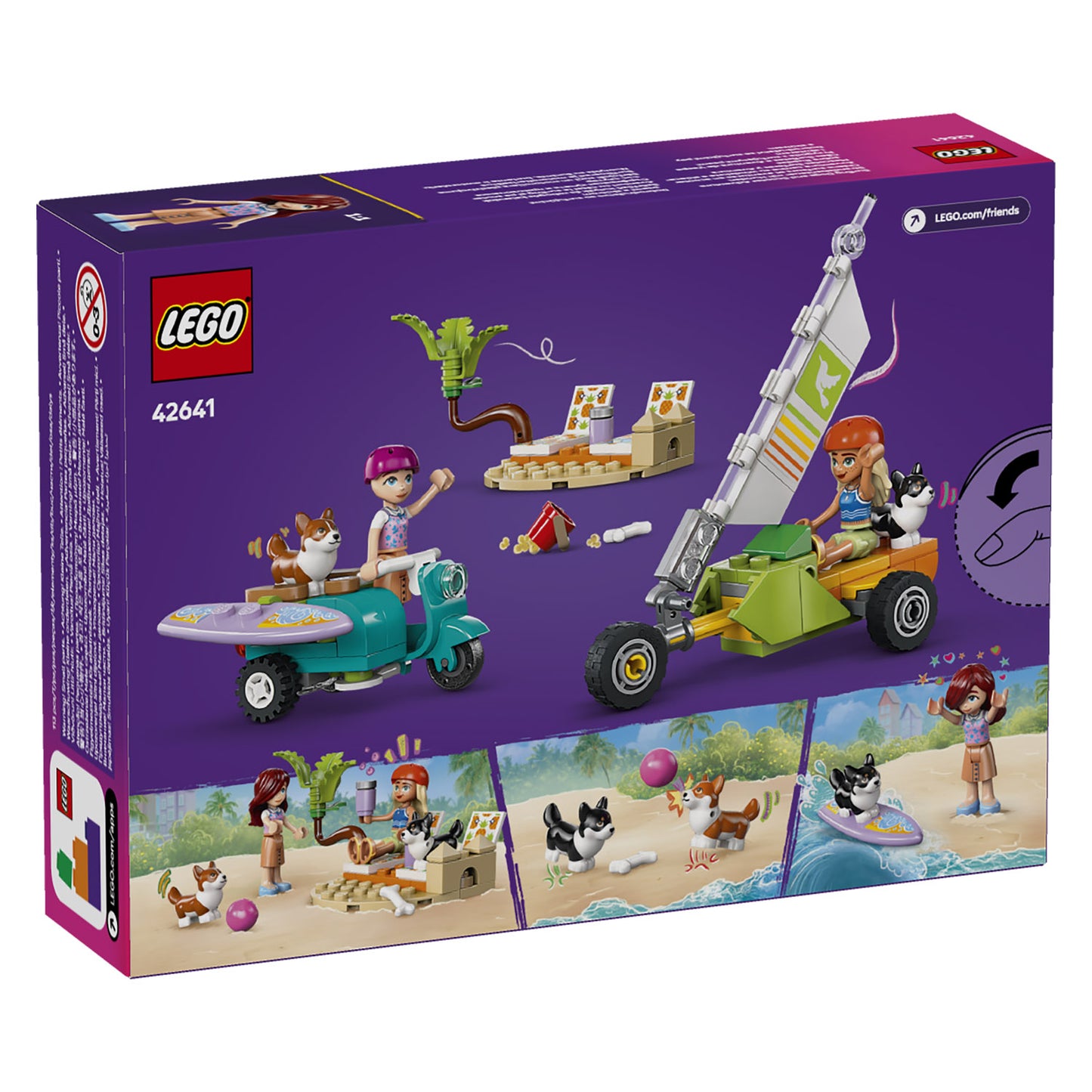 42641 LEGO Friends Surfing Dogs and Scooter Adventure