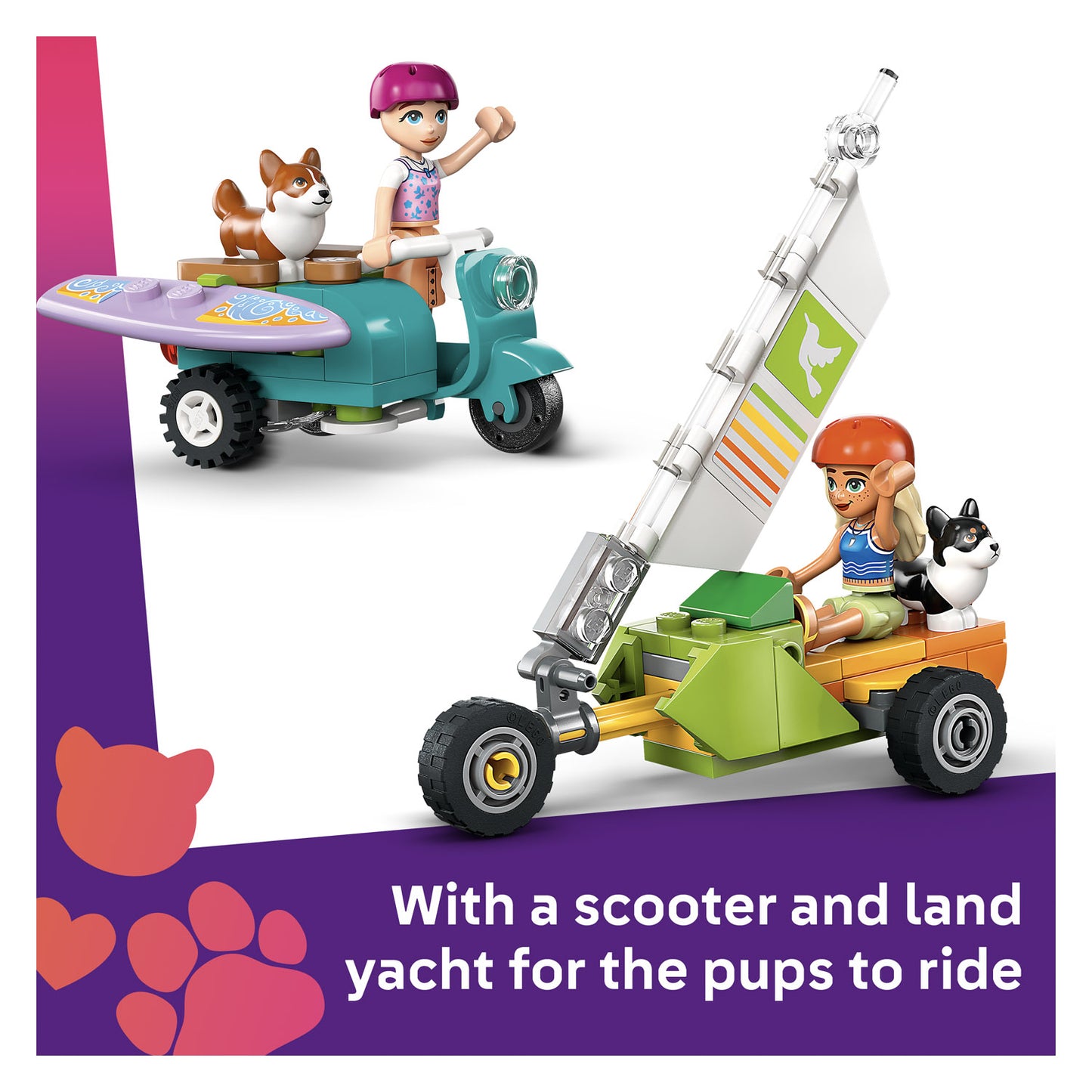 42641 LEGO Friends Surfing Dogs and Scooter Adventure