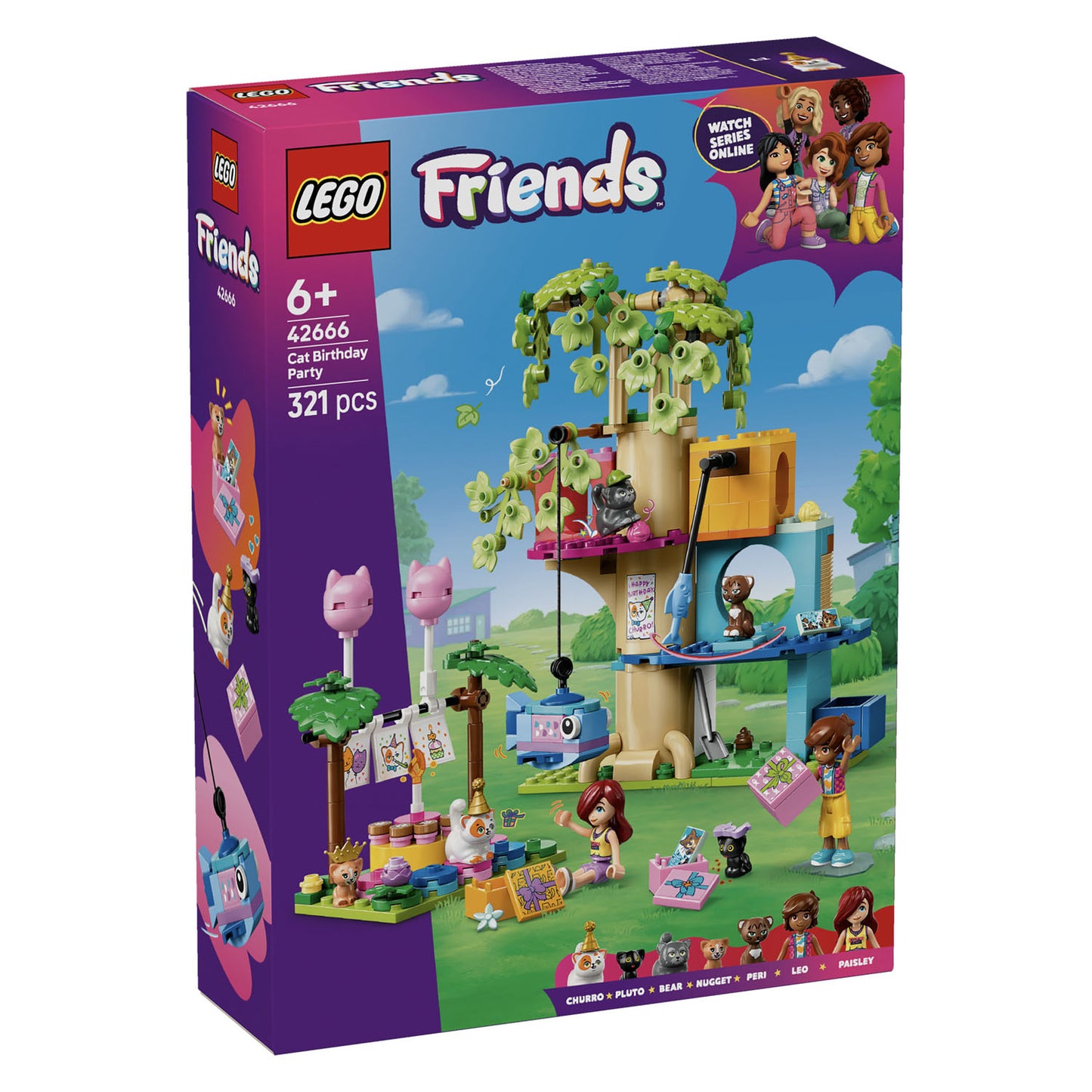 42666 LEGO Friends Cat Birthday Party & Tree House