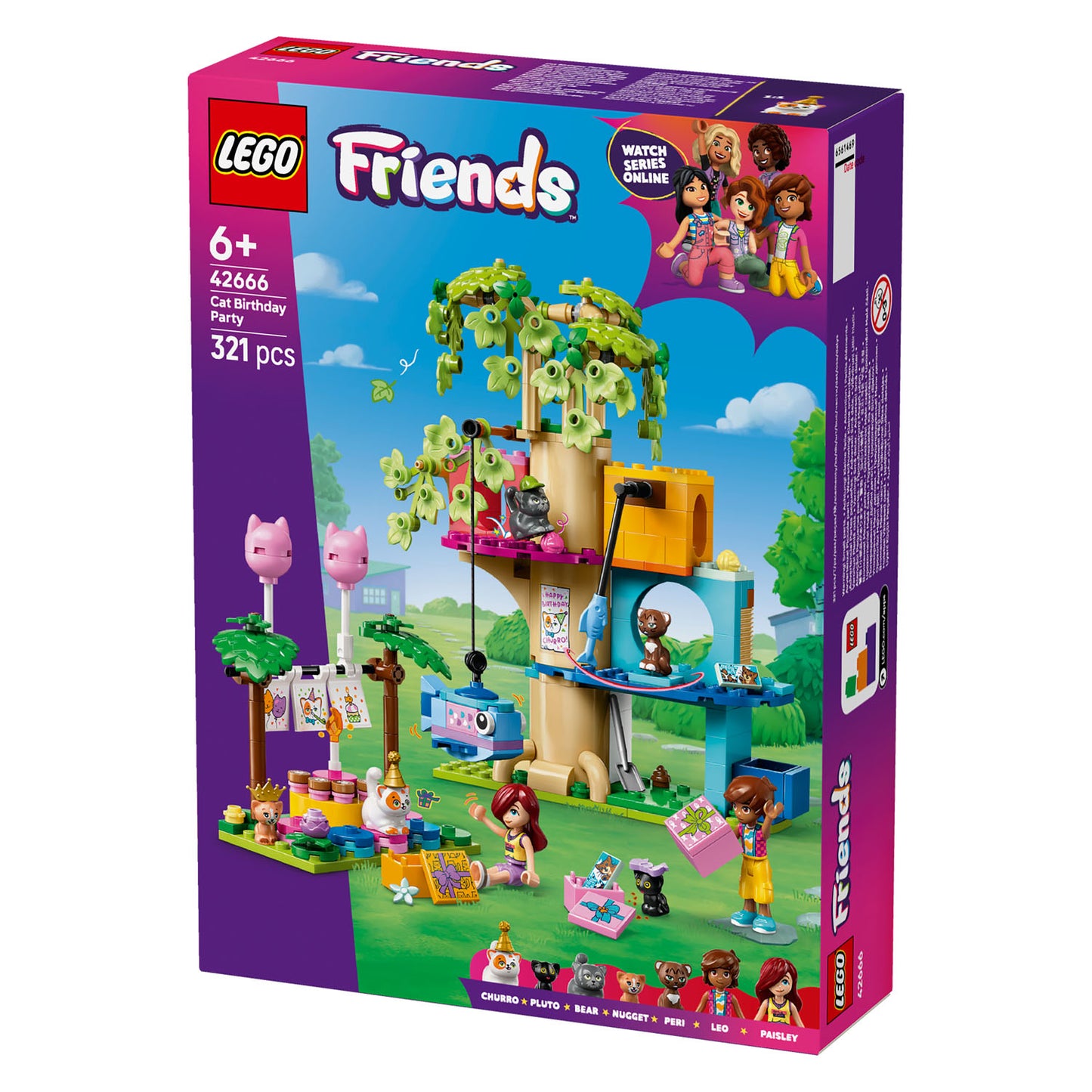 42666 LEGO Friends Cat Birthday Party & Tree House