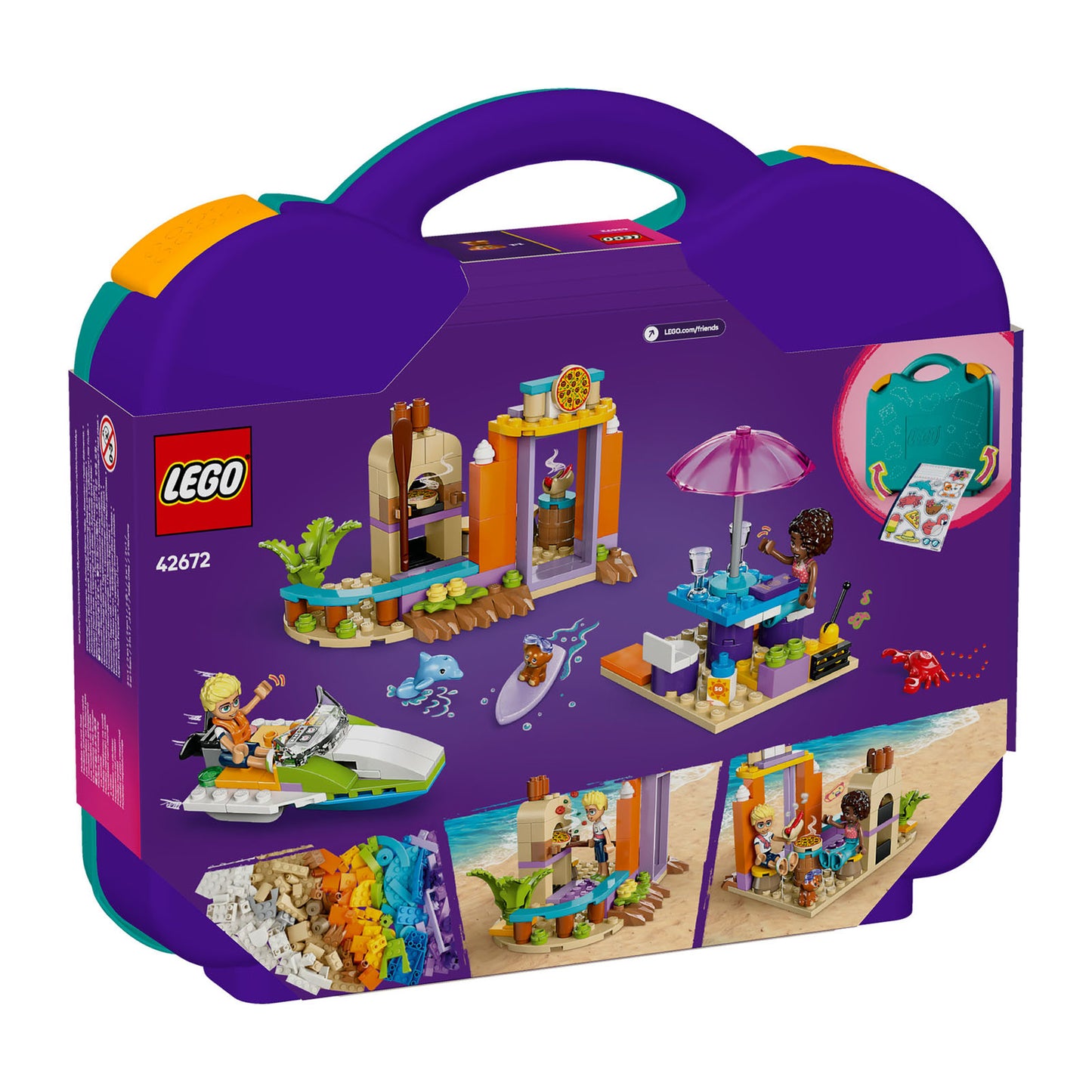 42672 LEGO Friends Creative Beach and Travel Suitcase Buildable Toy Set