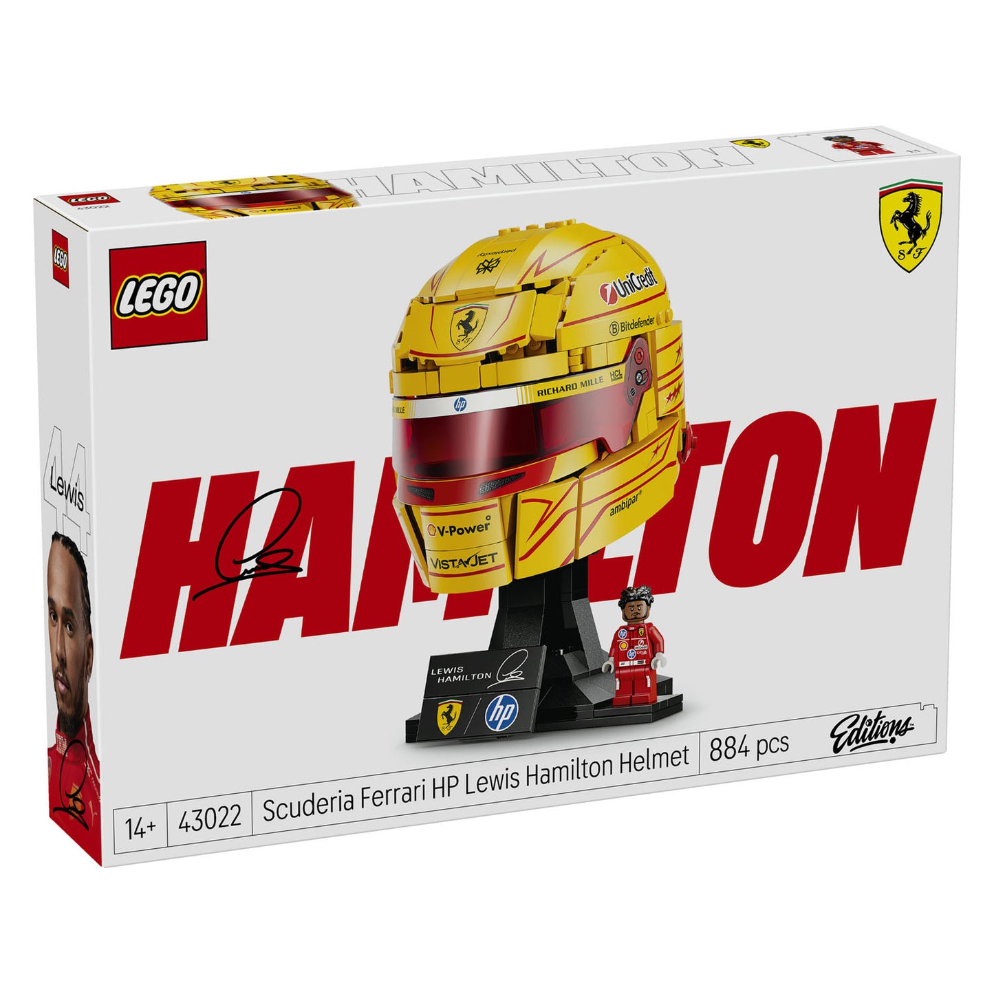 43022 Scuderia Ferrari HP Lewis Hamilton Helmet