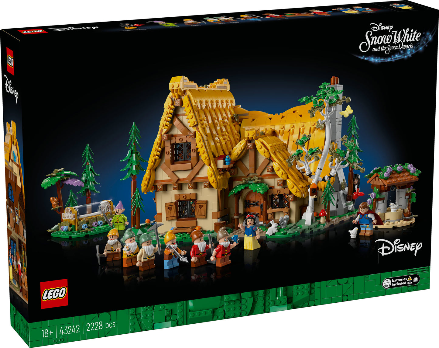 43242 LEGO Disney Princess Snow White and the Seven Dwarfs' Cottage