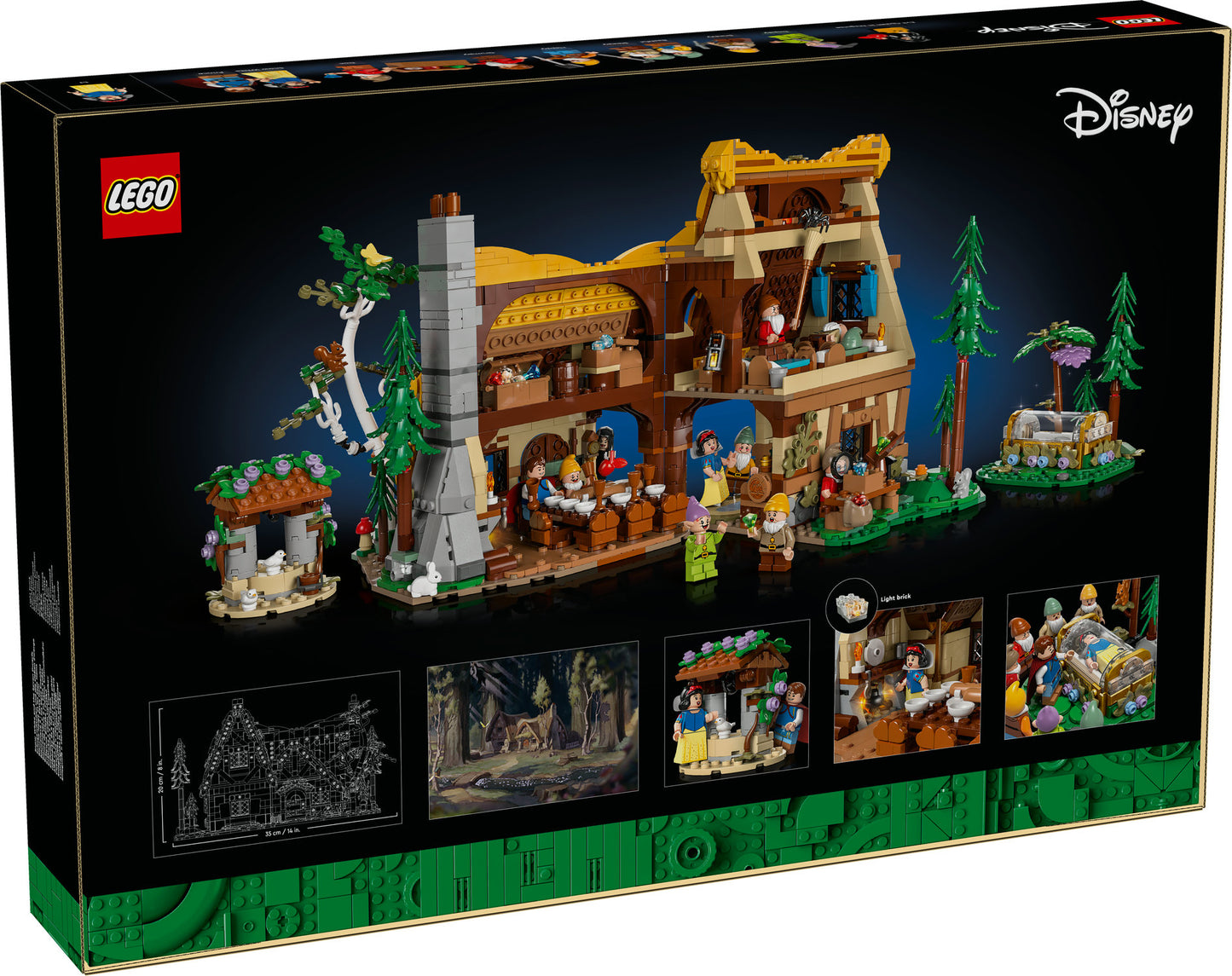 43242 LEGO Disney Princess Snow White and the Seven Dwarfs' Cottage