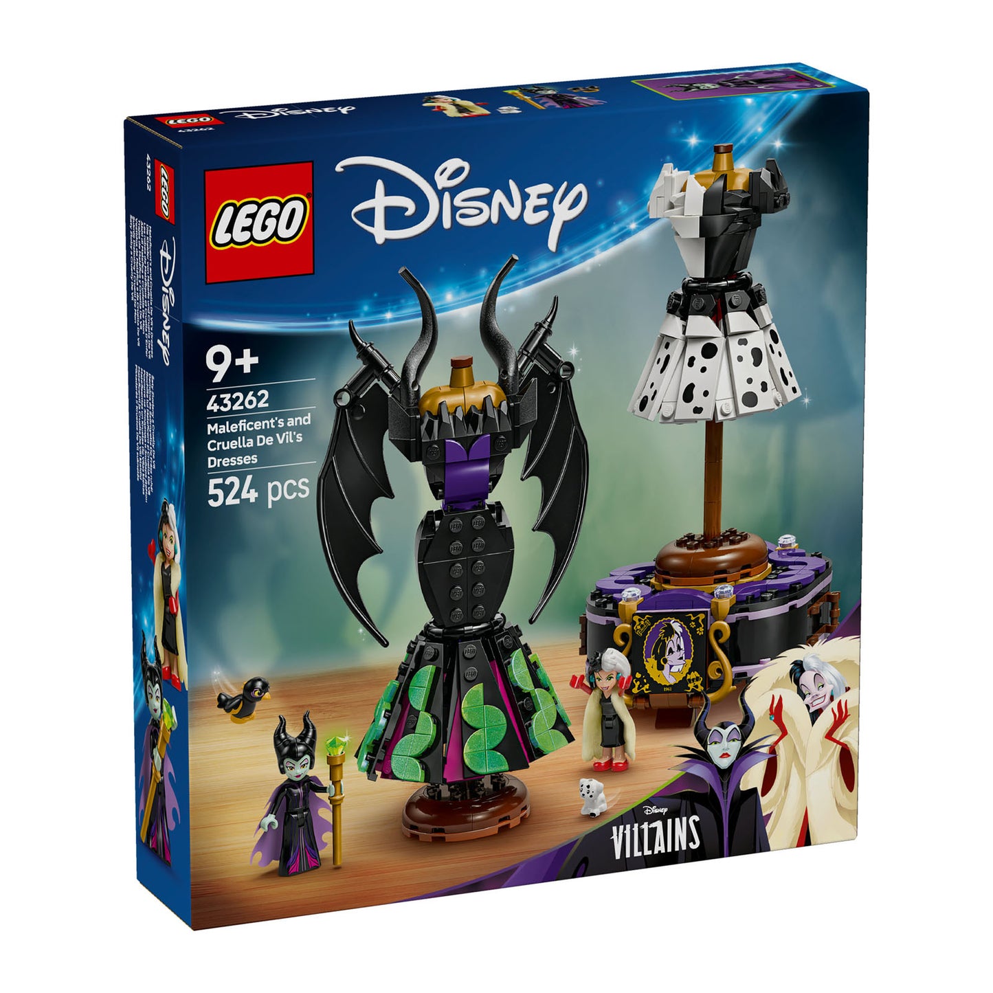 43262 LEGO Disney Villains Maleficent’s and Cruella De Vil’s Dresses