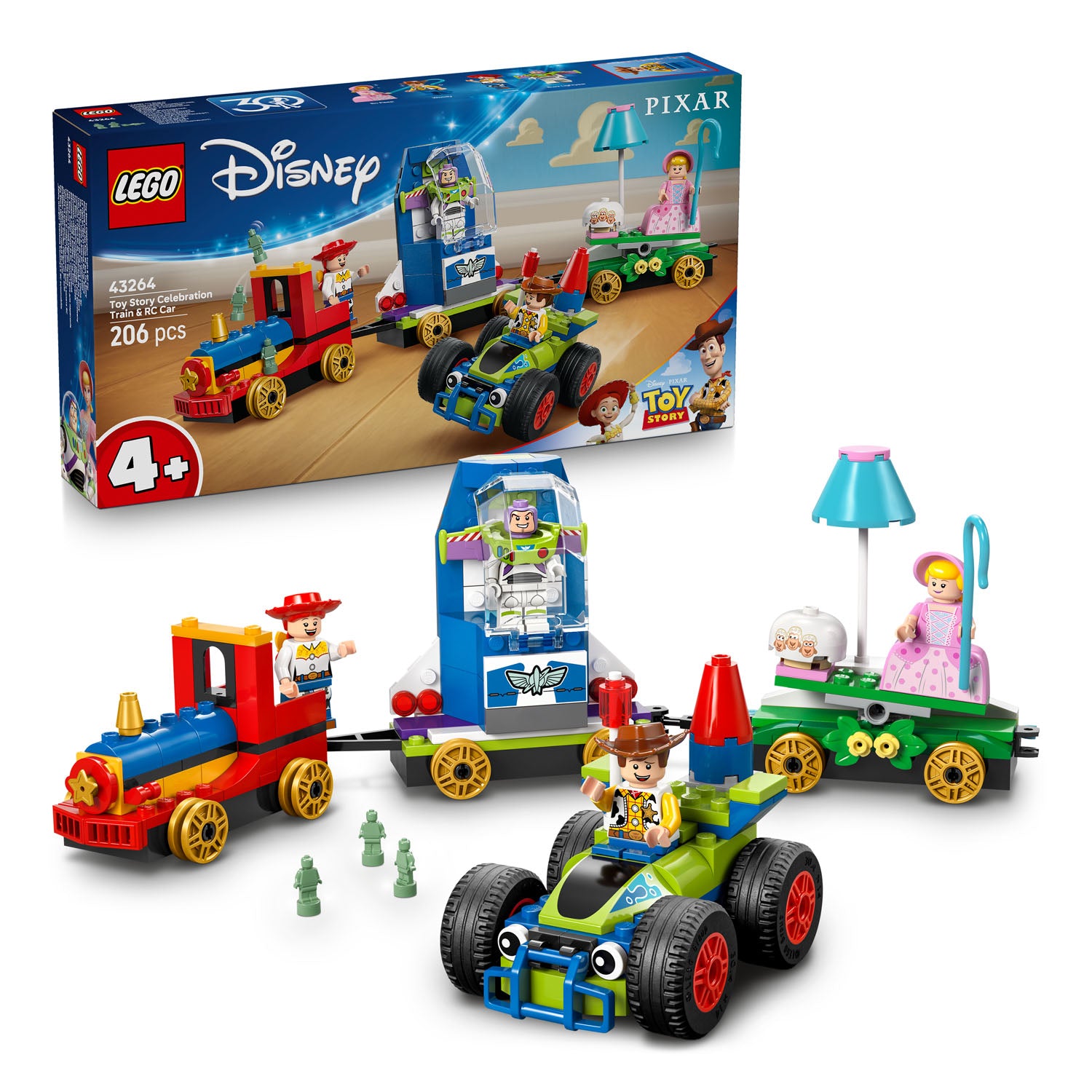 43264 LEGO Disney Toy Story Celebration Train & RC Car – Brickem LEGO ...
