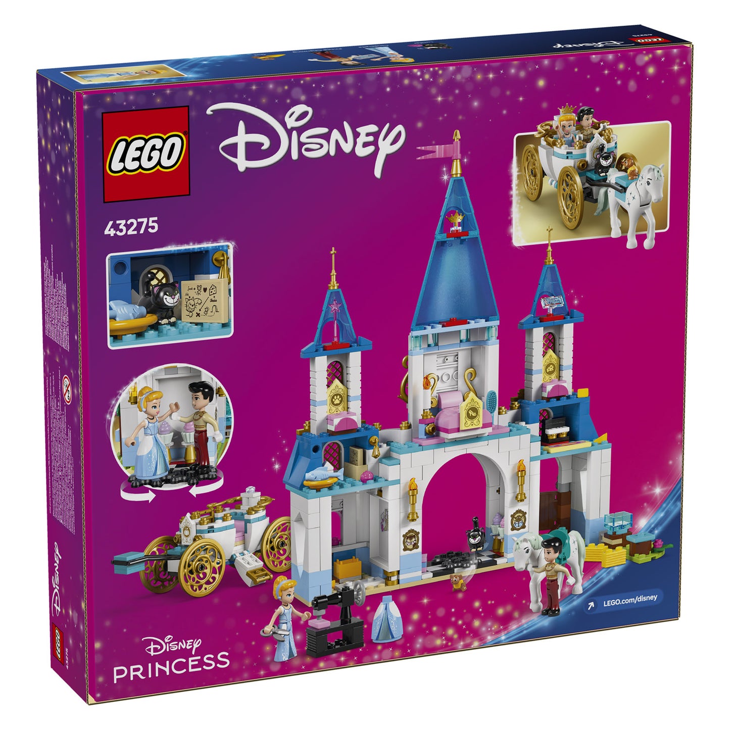 43275 LEGO Disney Princess Cinderella's Castle & Horse Carriage