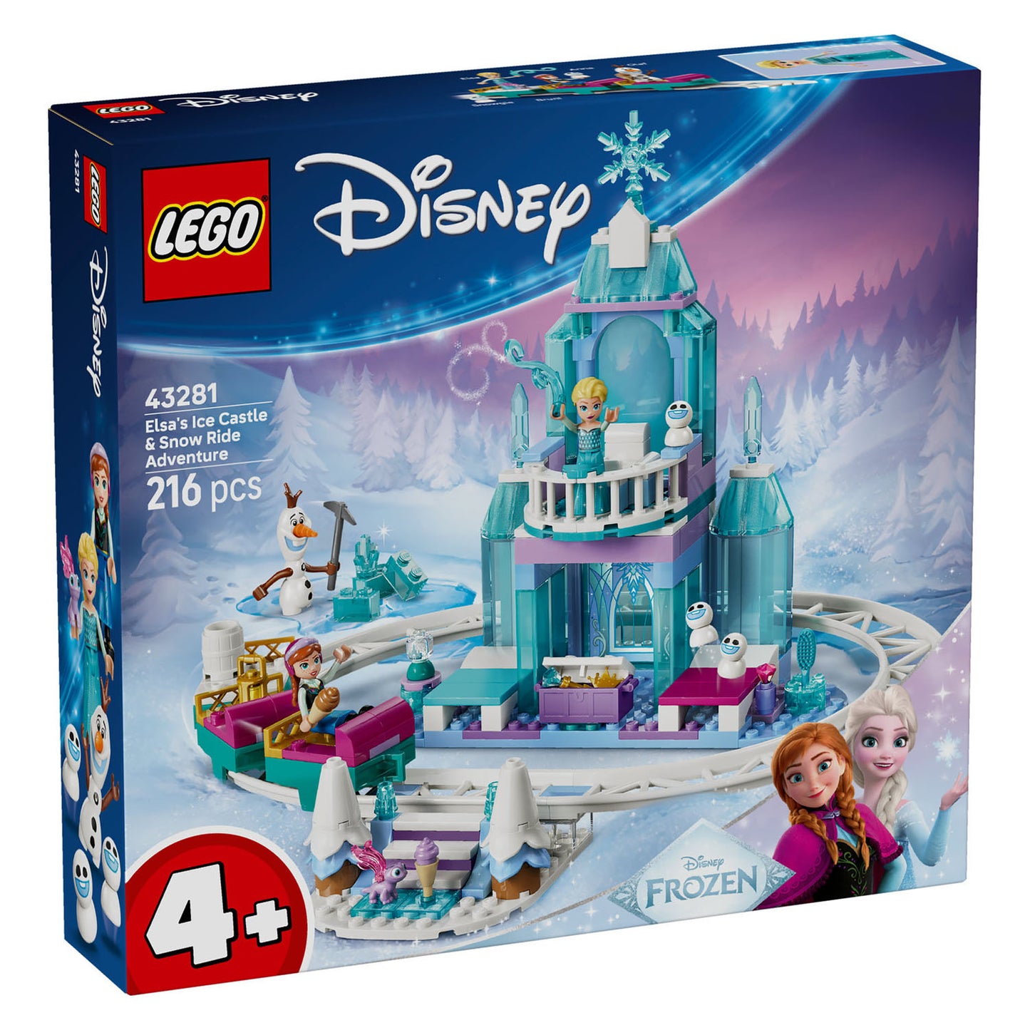 43281 LEGO Disney Princess Elsa's Ice Castle & Snow Ride Adventure