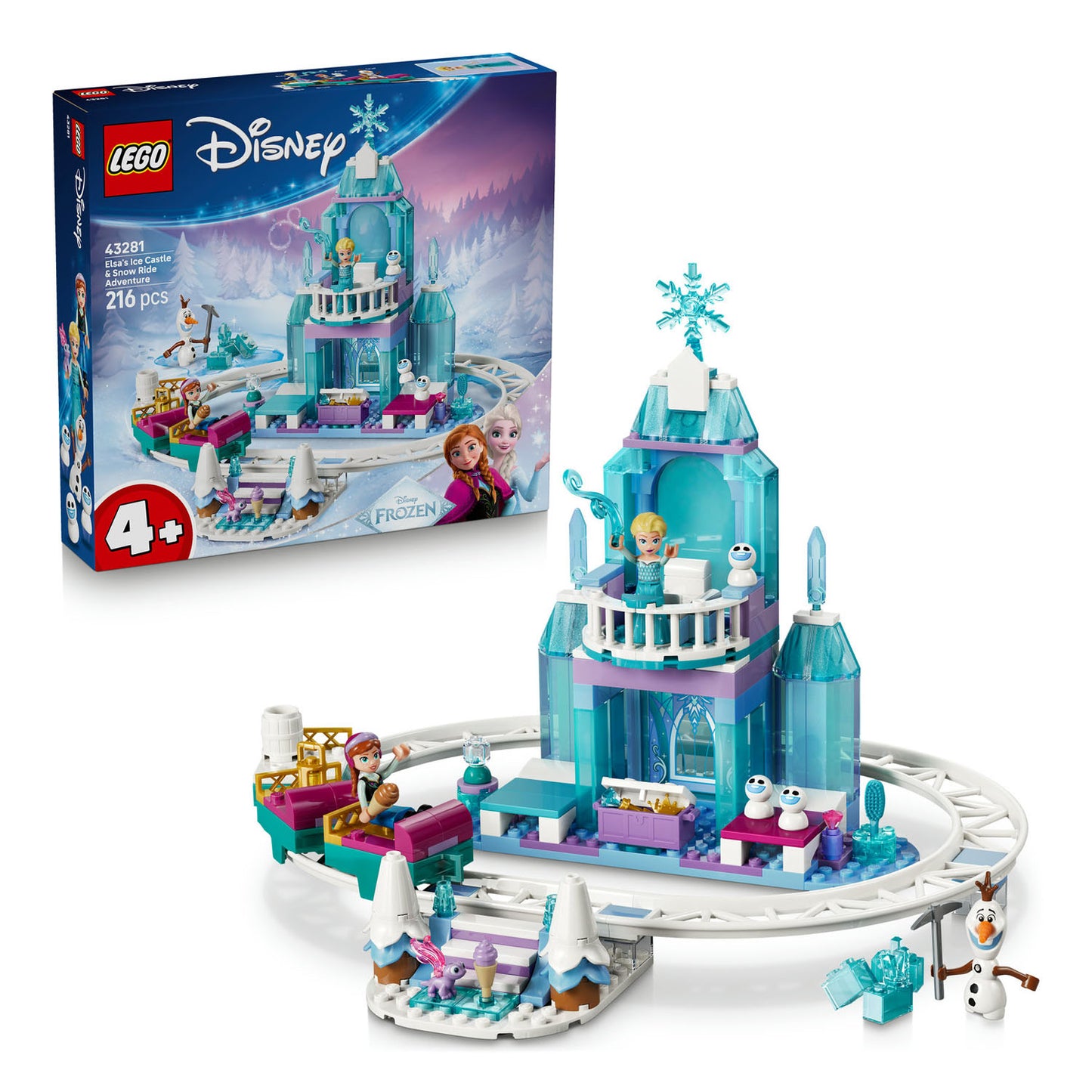 43281 LEGO Disney Princess Elsa's Ice Castle & Snow Ride Adventure